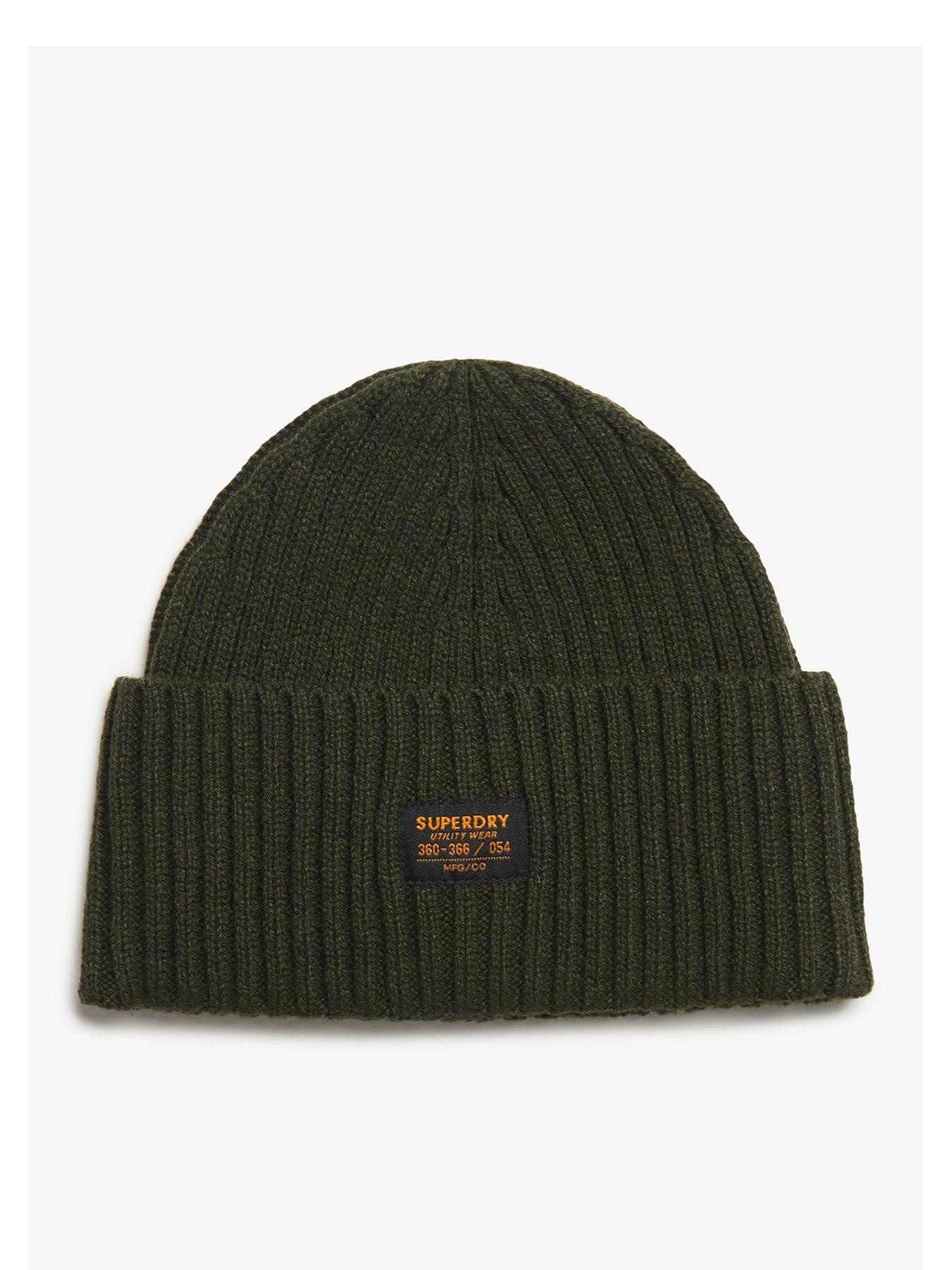 superdry-workwear-knitted-beanie-hat-dark-green