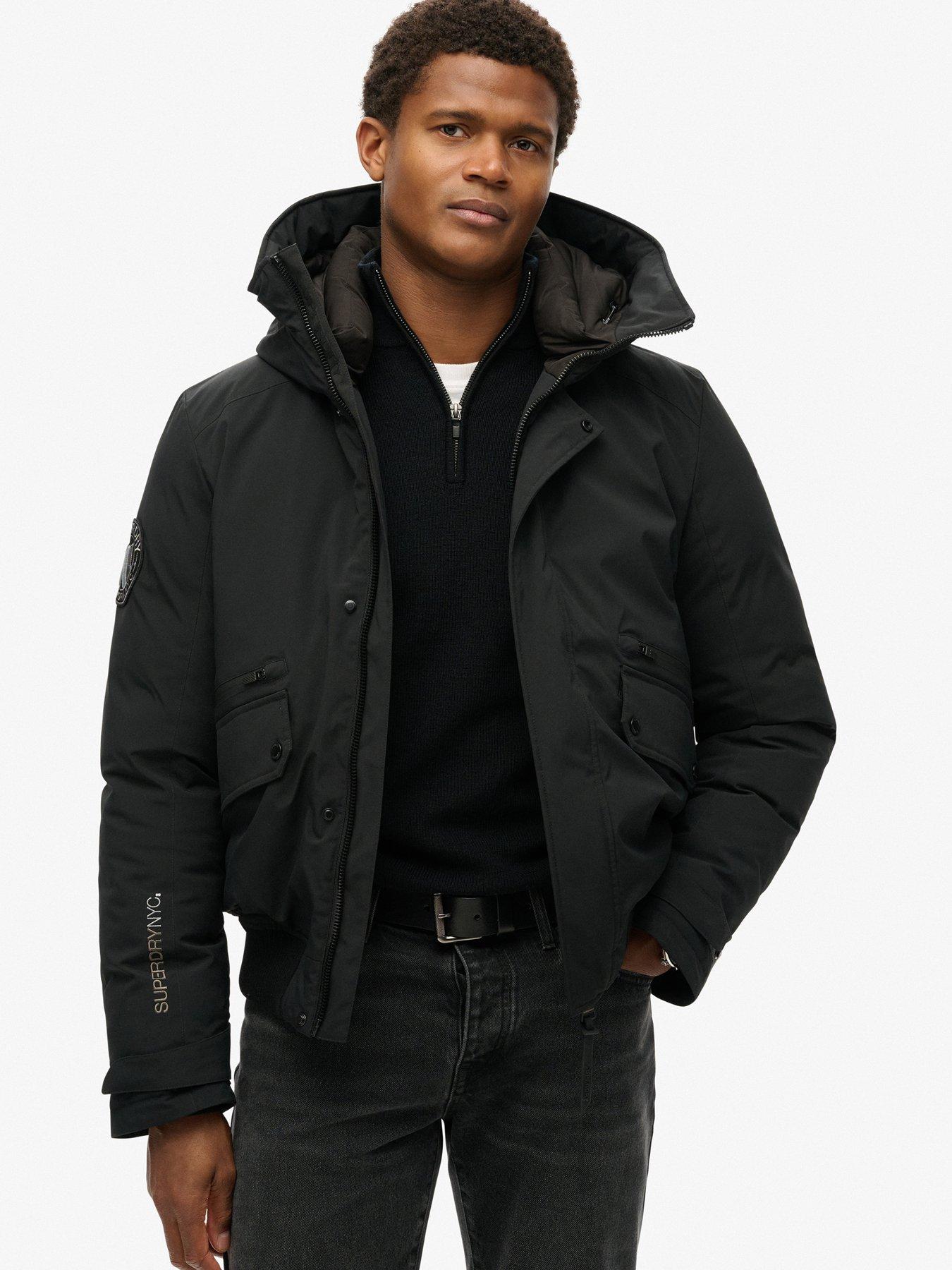 Superdry Superdry City Padded Bomber Jacket - Black