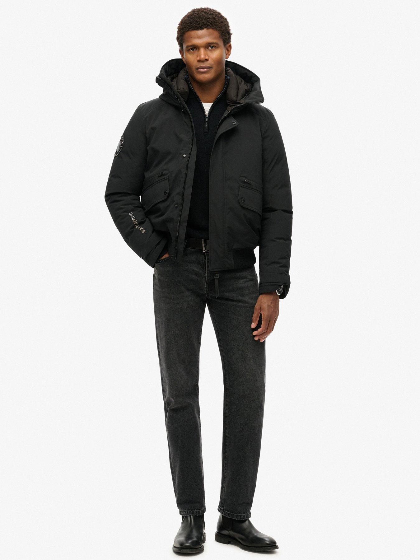 Image 3 of 6 of Superdry Superdry City Padded Bomber Jacket - Black