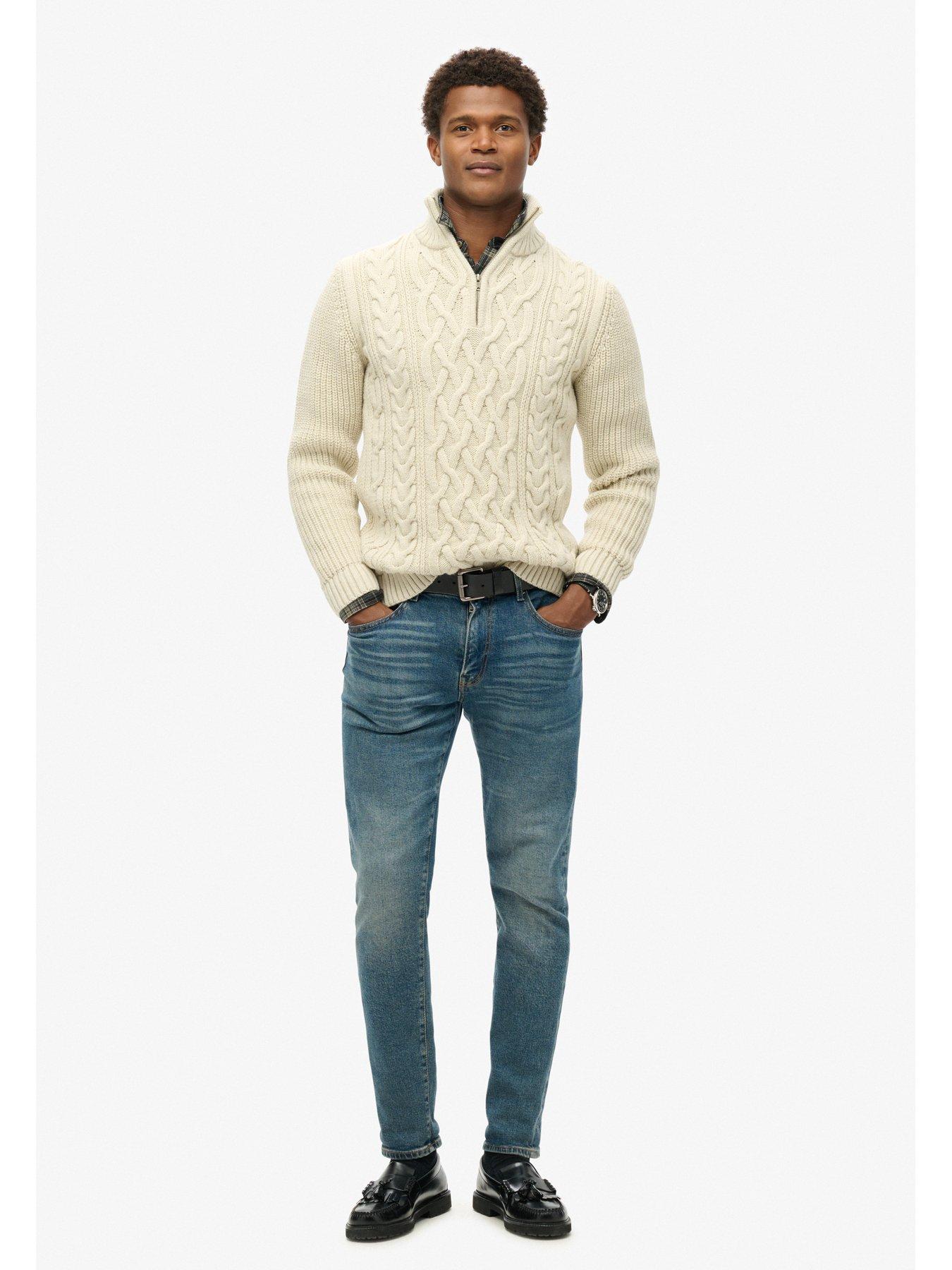 superdry-superdry-jacob-cable-half-zip-knitted-jumper-creamback