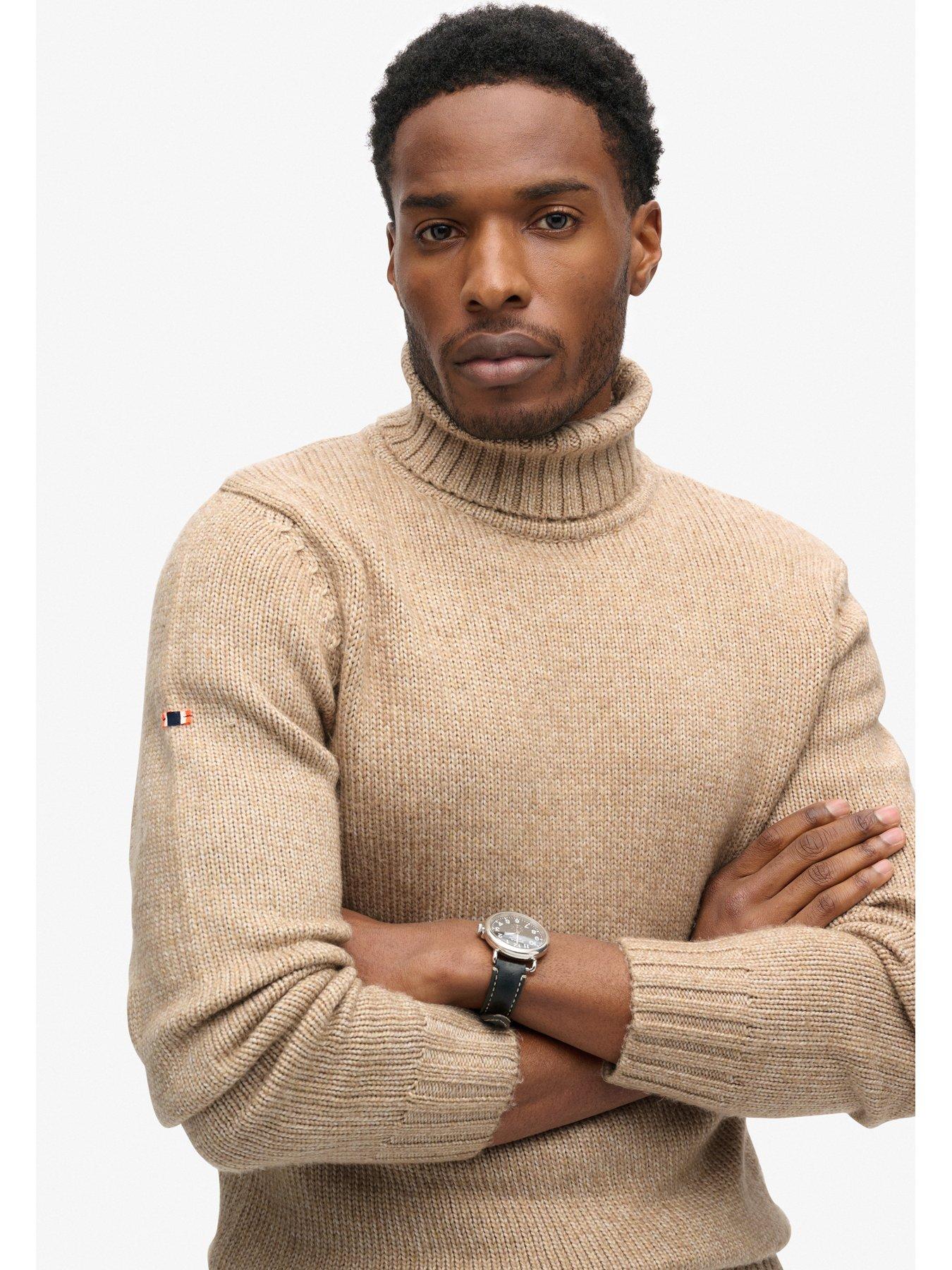 superdry-studios-brushed-roll-neck-knitted-jumper-beigeoutfit