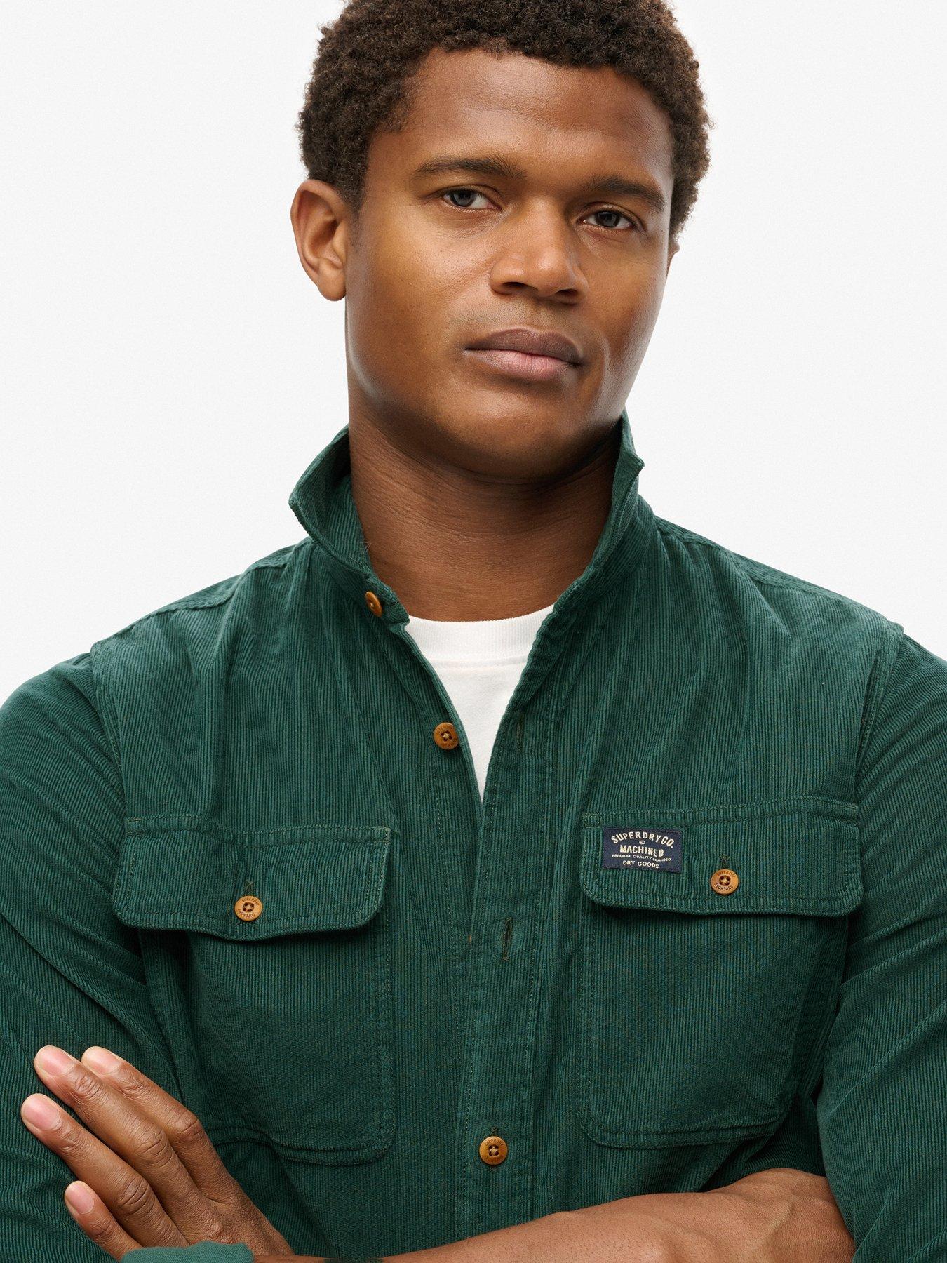 superdry-superdry-trailsman-relaxed-fit-corduroy-shirt-dark-greenoutfit