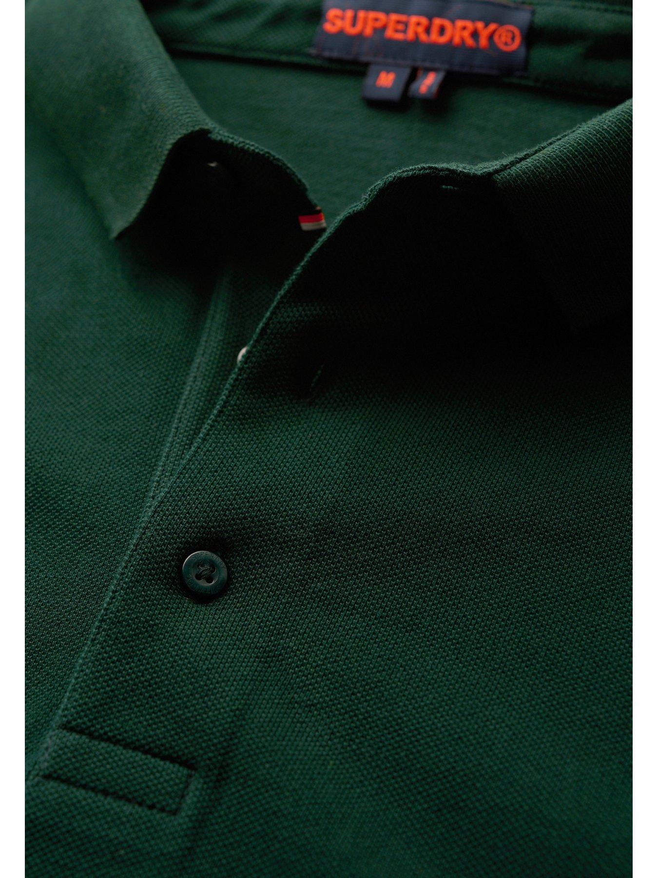 superdry-cotton-long-sleeve-regular-fit-pique-polo-shirt-dark-greendetail