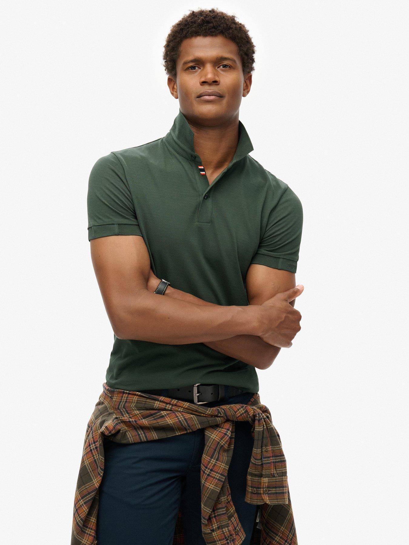 superdry-superdry-city-slim-fit-pique-polo-shirt-dark-green