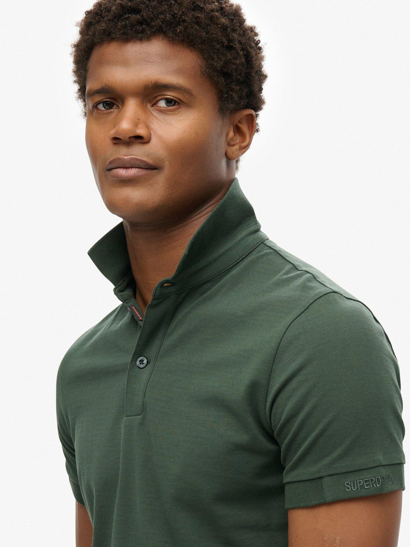 superdry-superdry-city-slim-fit-pique-polo-shirt-dark-greenoutfit