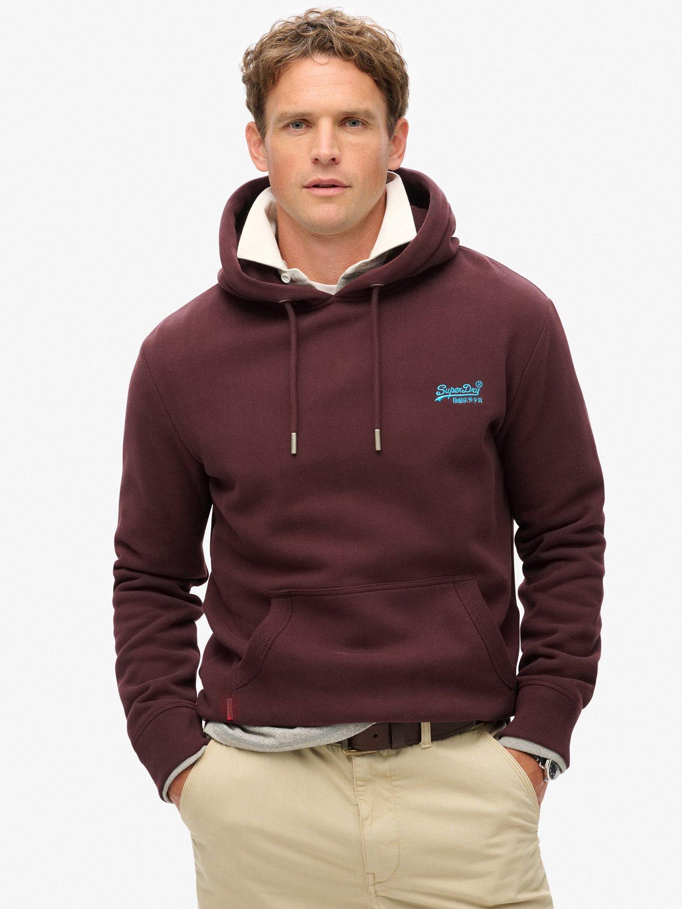 superdry-essential-logo-hoodie-dark-red