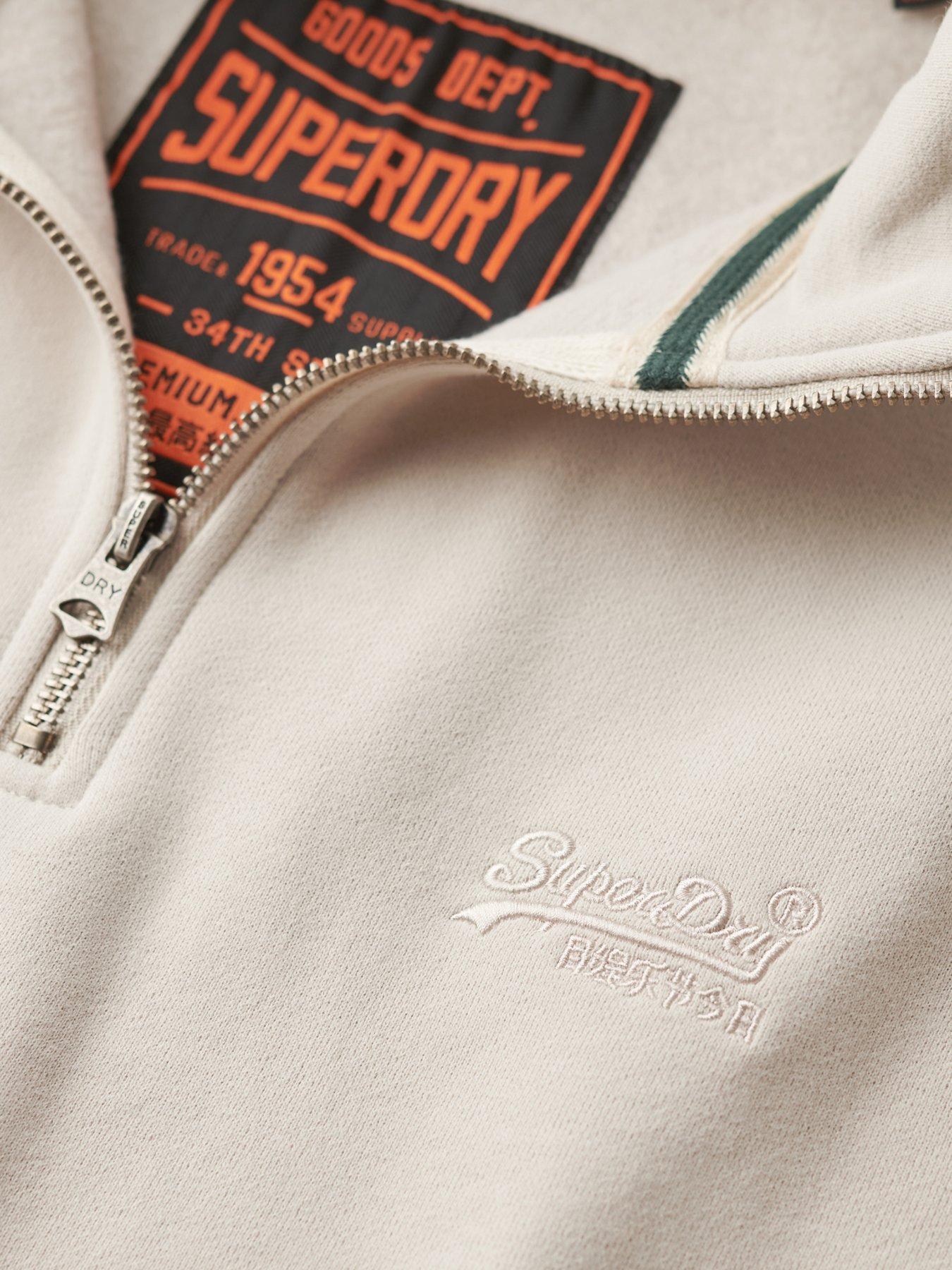 superdry-superdry-essential-logo-14-zip-sweat-top-beigedetail