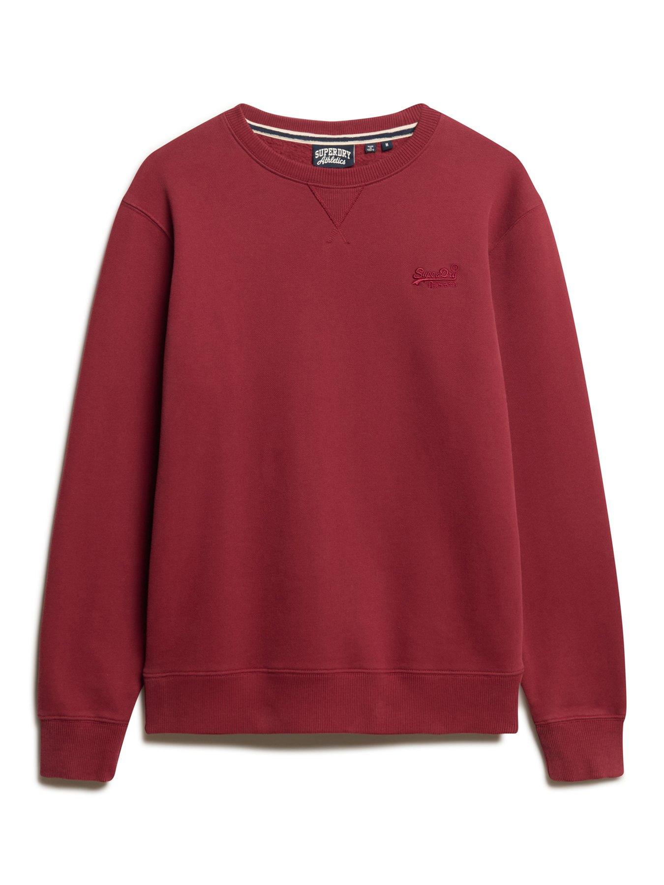 superdry-essential-logo-crew-sweat-top-dark-reddetail