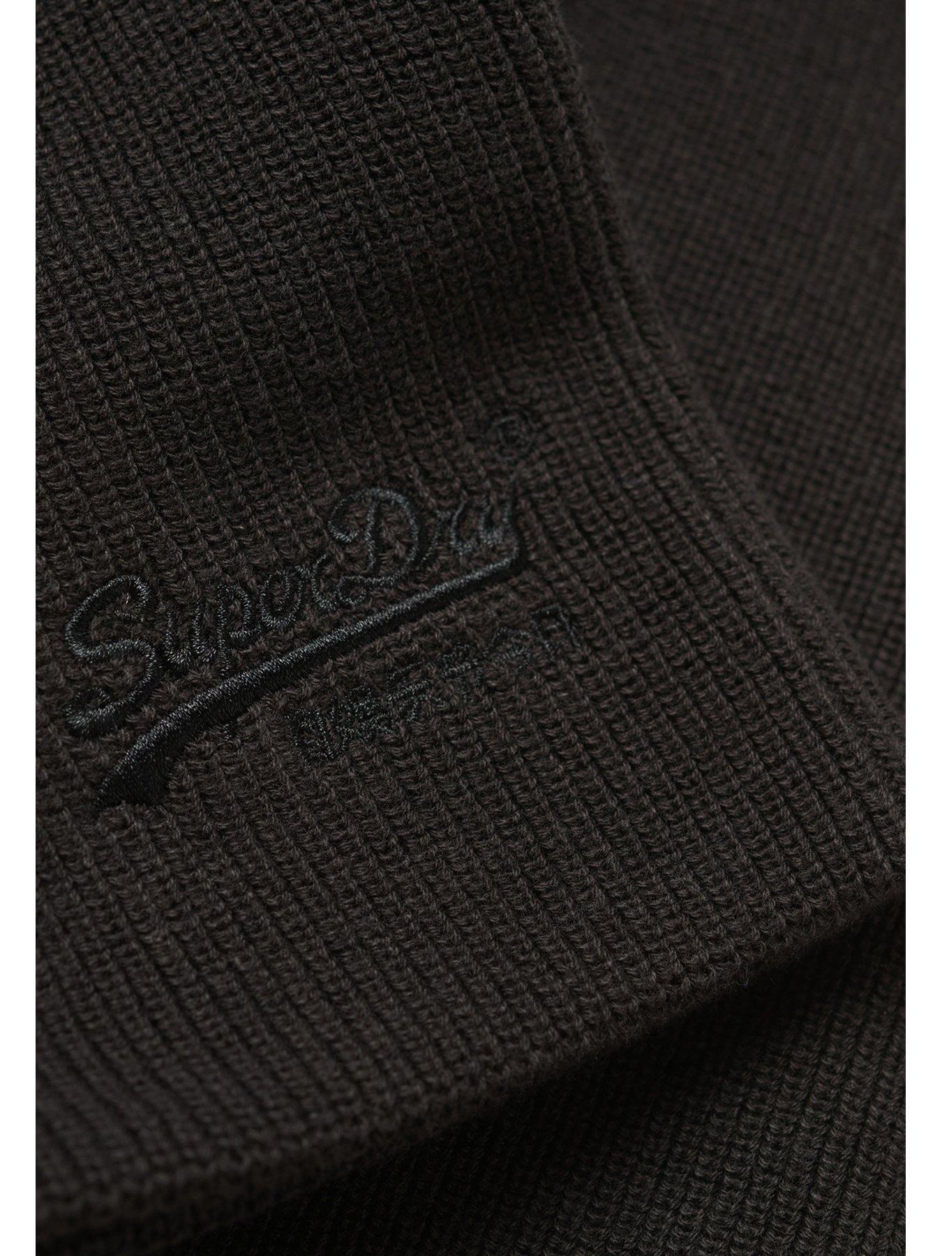 superdry-essential-logo-knitted-beanie-hat-blackdetail