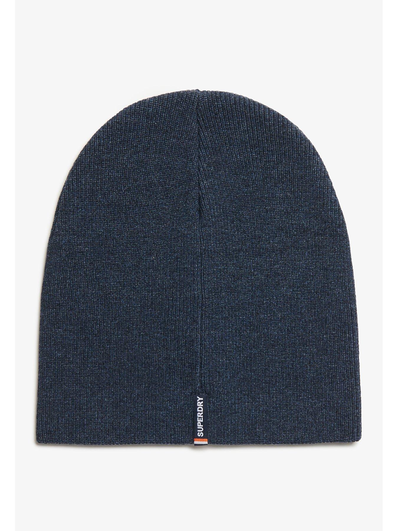 superdry-essential-logo-knitted-beanie-hat-navyoutfit