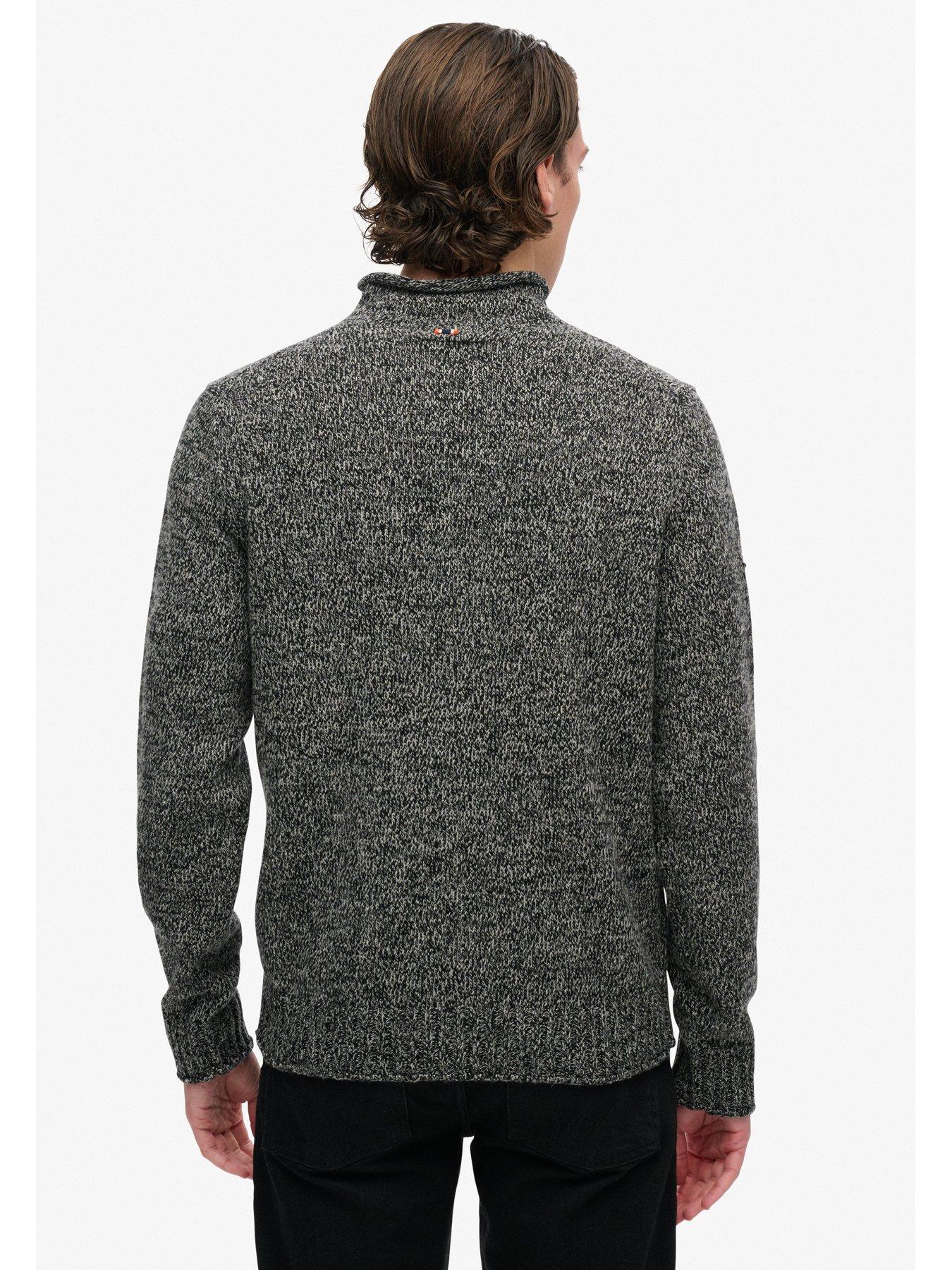 superdry-mock-neck-knitted-jumper-blackstillFront