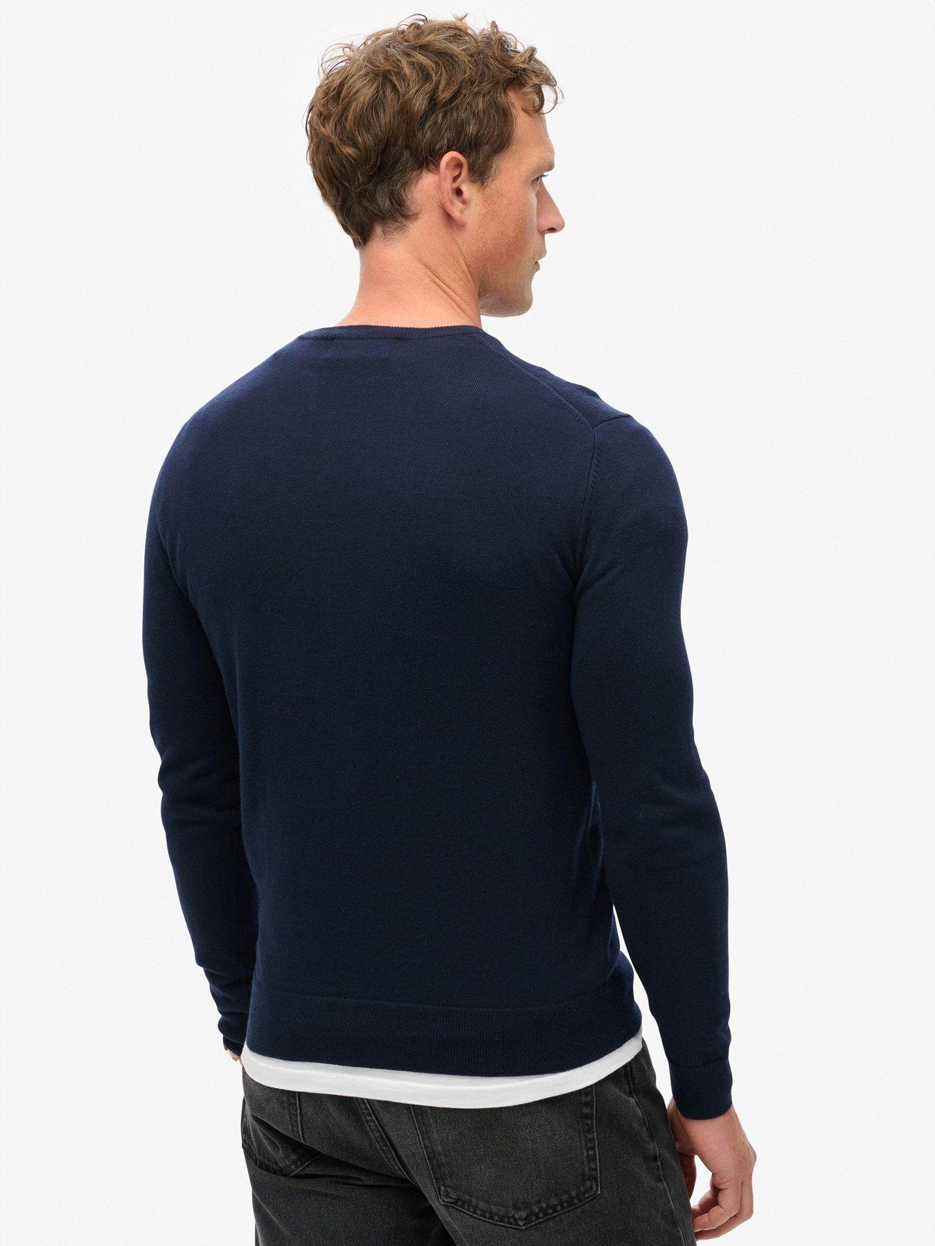 superdry-essential-cashmere-blend-knitted-jumper-navystillFront