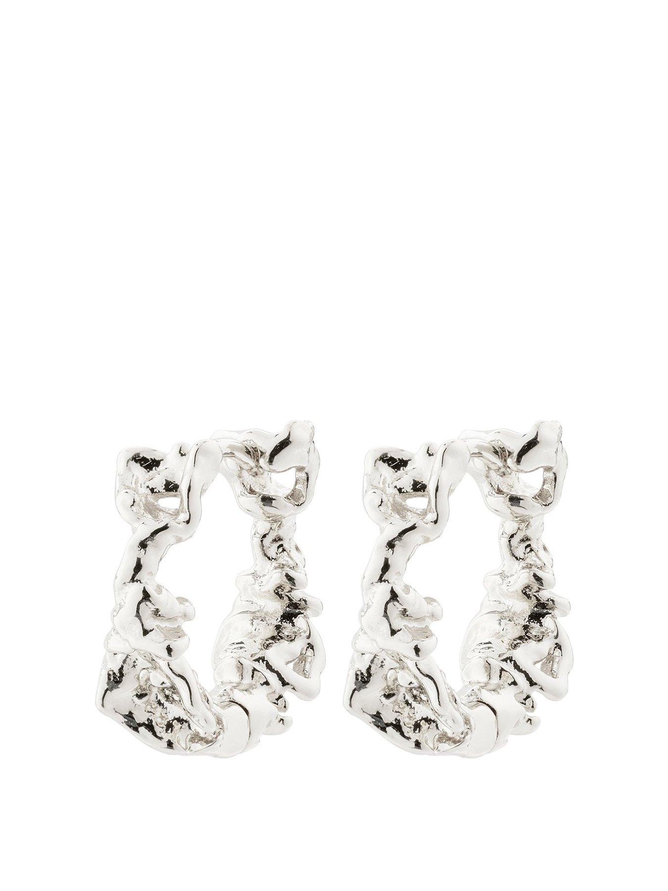 Pilgrim TRUST hoop earrings silver-plated
