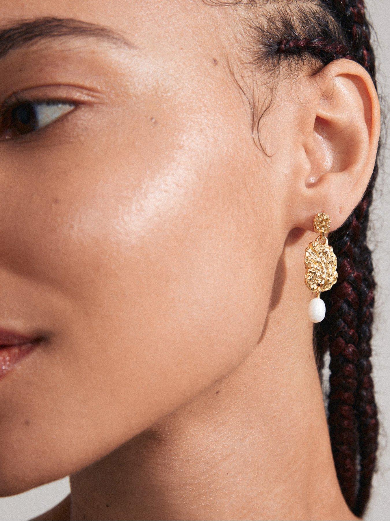 pilgrim-truenbspgold-plated-earringsback