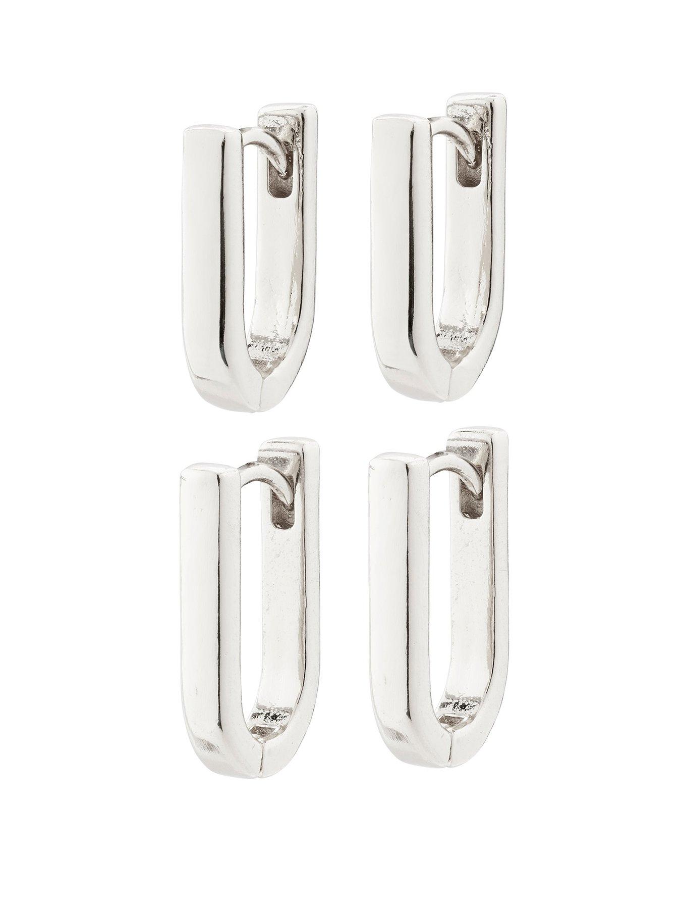 pilgrim-staynbspearrings-2-in-one-set-silver-platedfront