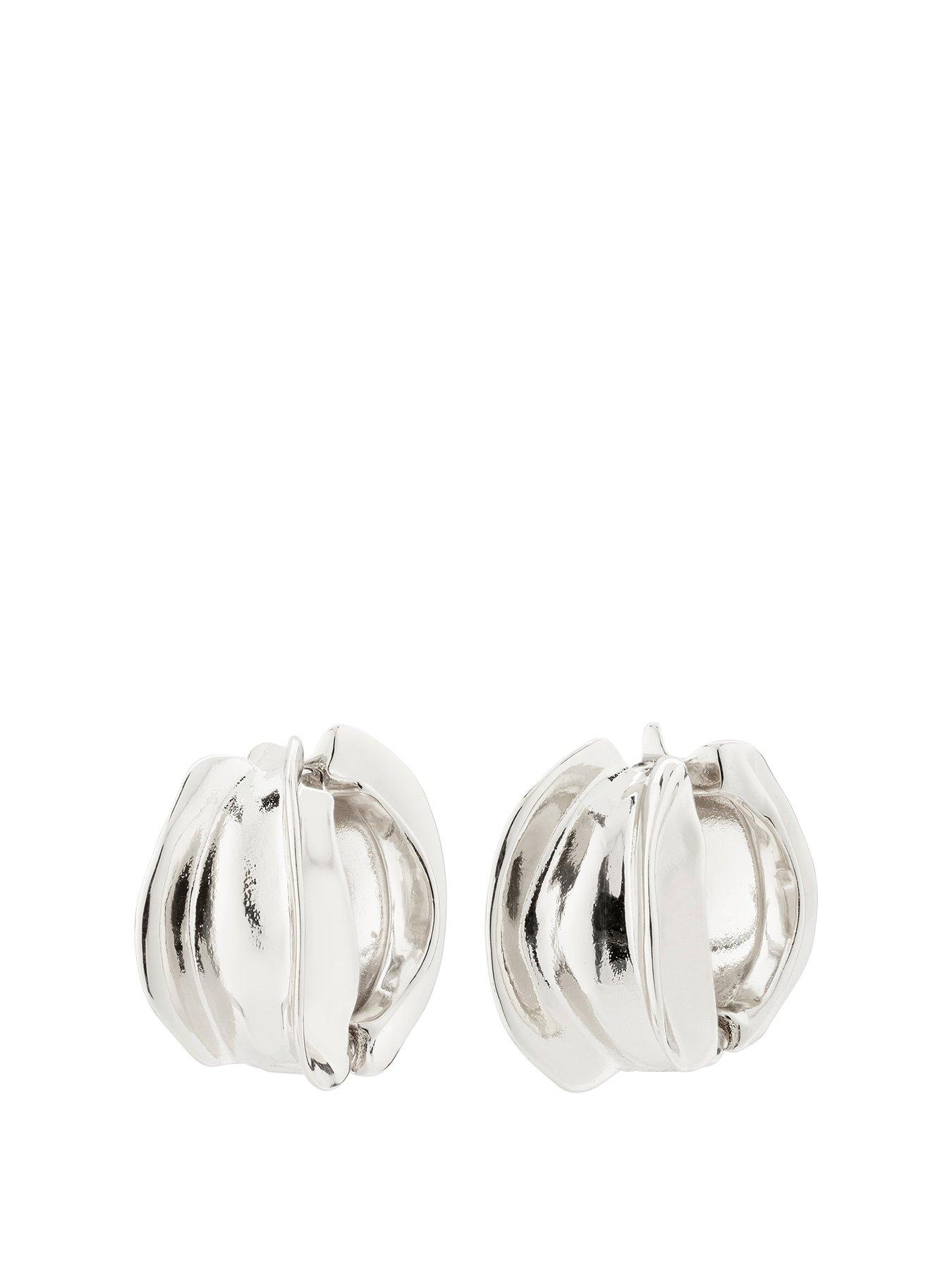 pilgrim-staynbsphoop-earrings-silver-platedfront