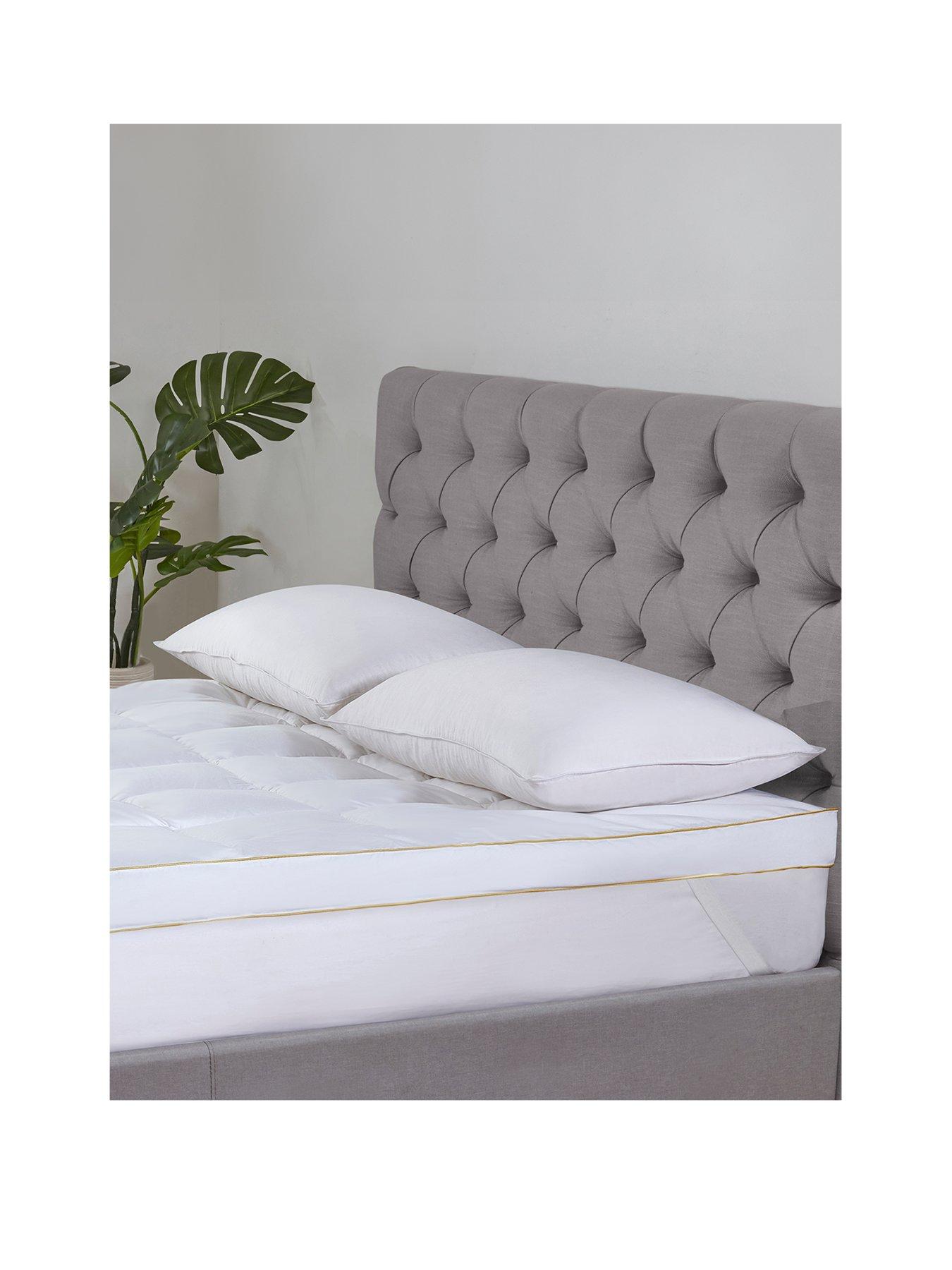 Image 1 of 3 of The Very Collection Luxury Cotton Anti Allergy 5cm Deep Mattress Topper - Ks