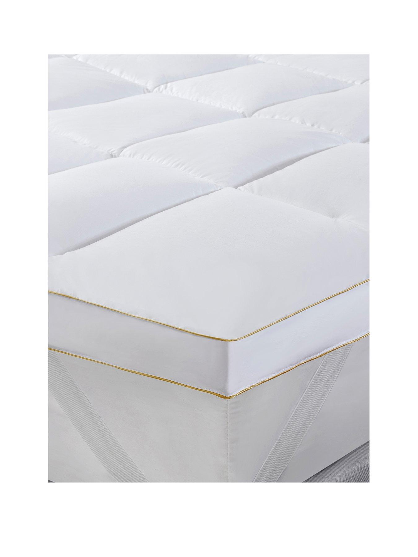 Image 2 of 3 of The Very Collection Luxury Cotton Anti Allergy 5cm Deep Mattress Topper - Ks