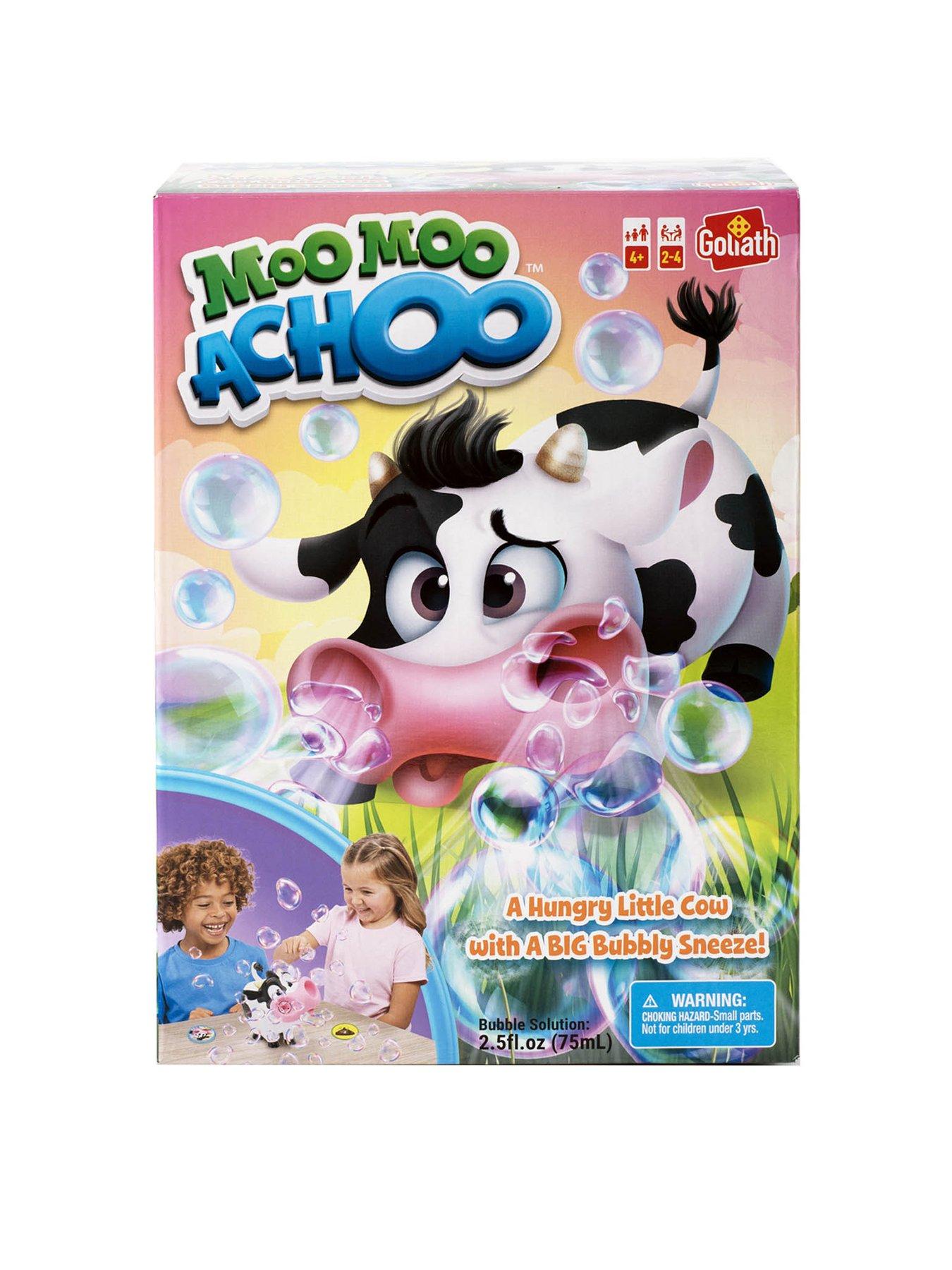 Goliath Games Goliath Games Moo Moo Achoo Kids Action Game with Real Bubbles