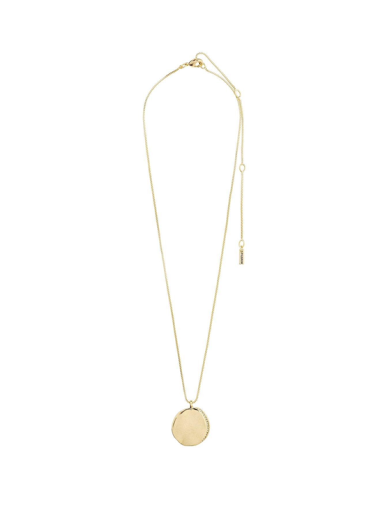 pilgrim-truenbspcoin-necklace-gold-platedfront