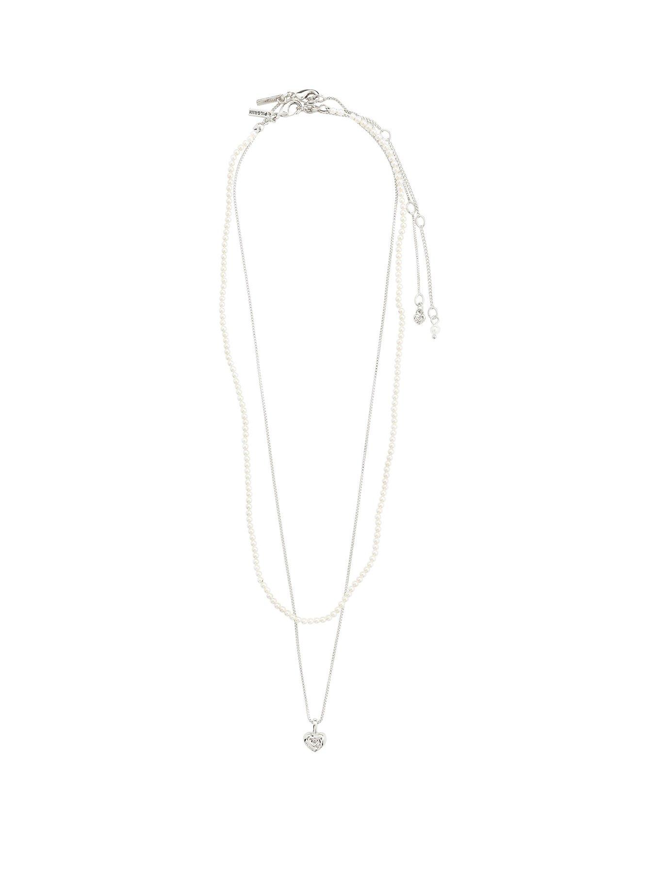 pilgrim-arlet-necklace-silver-platedfront