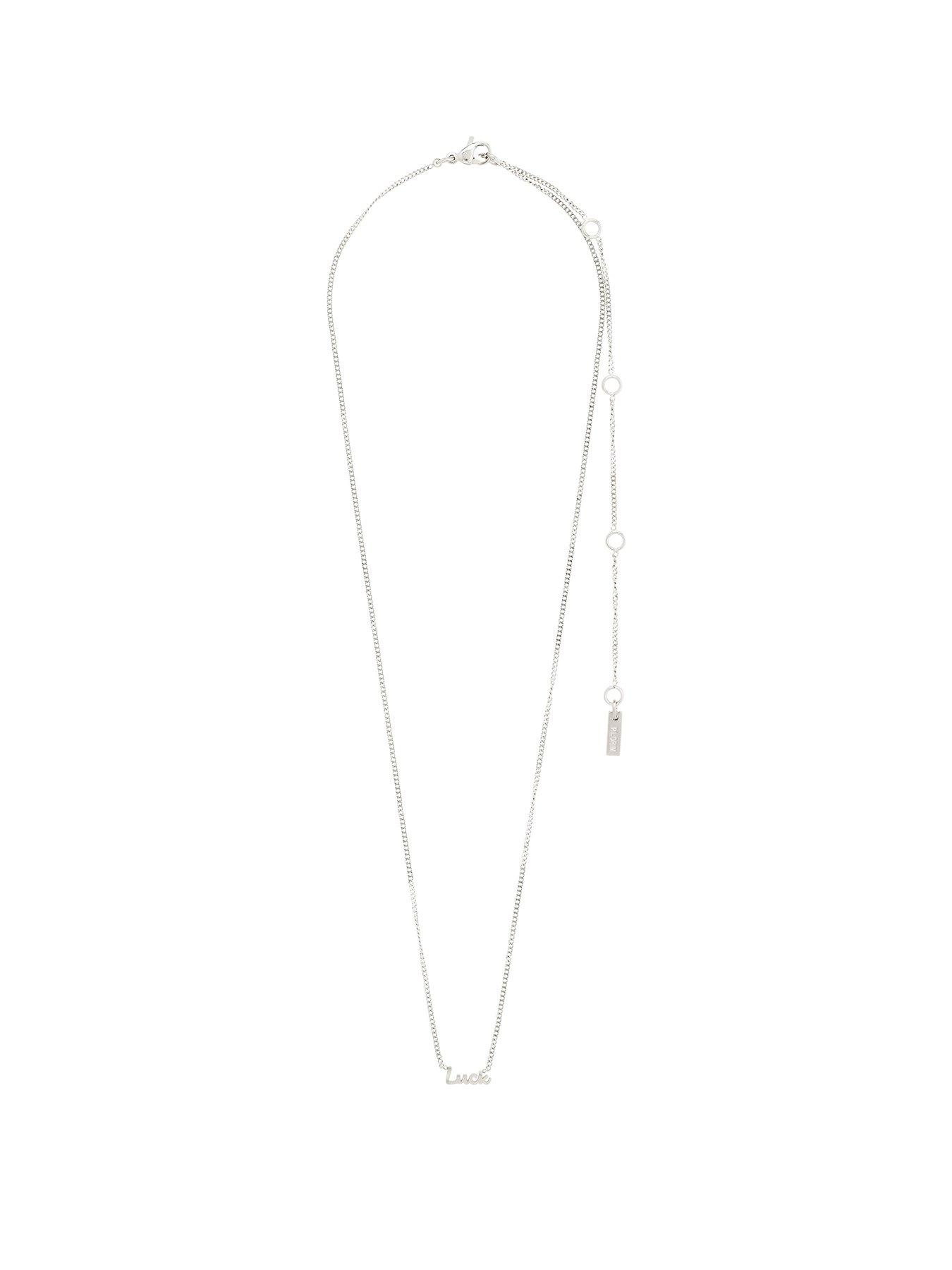 Image 1 of 4 of Pilgrim LUCK&nbsp;necklace silver-plated