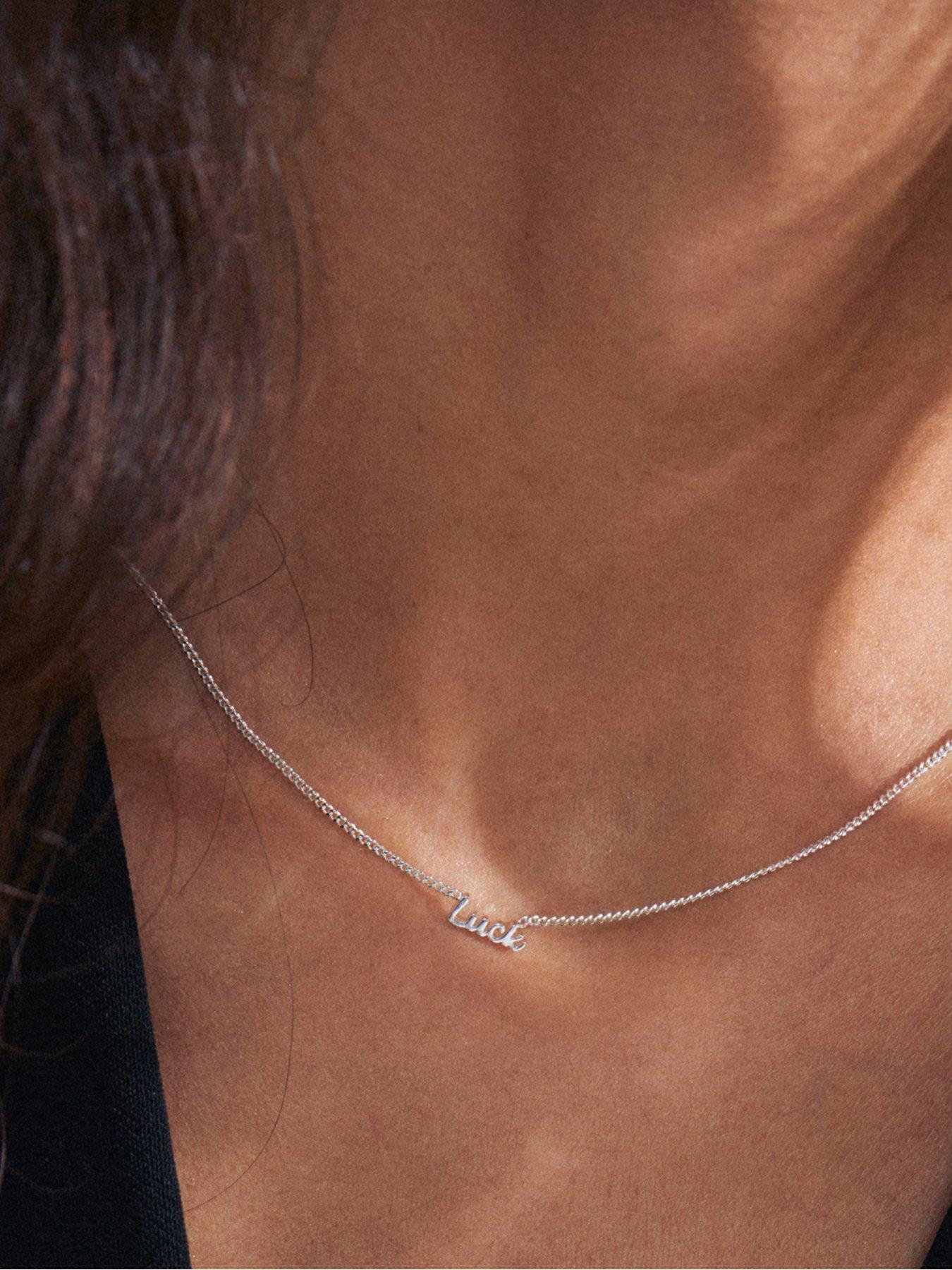 Image 3 of 4 of Pilgrim LUCK&nbsp;necklace silver-plated