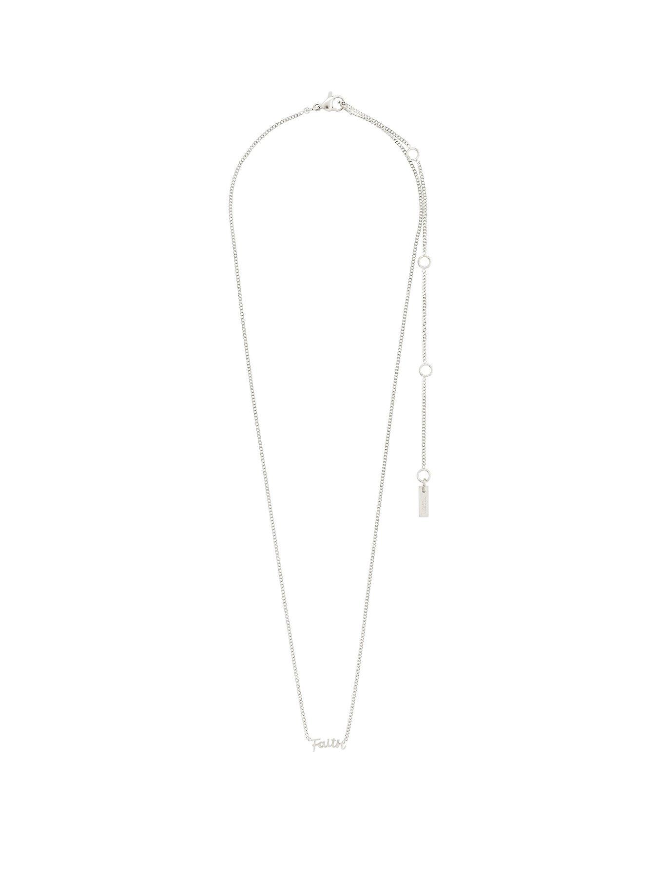 Image 1 of 4 of Pilgrim FAITH&nbsp;necklace silver-plated