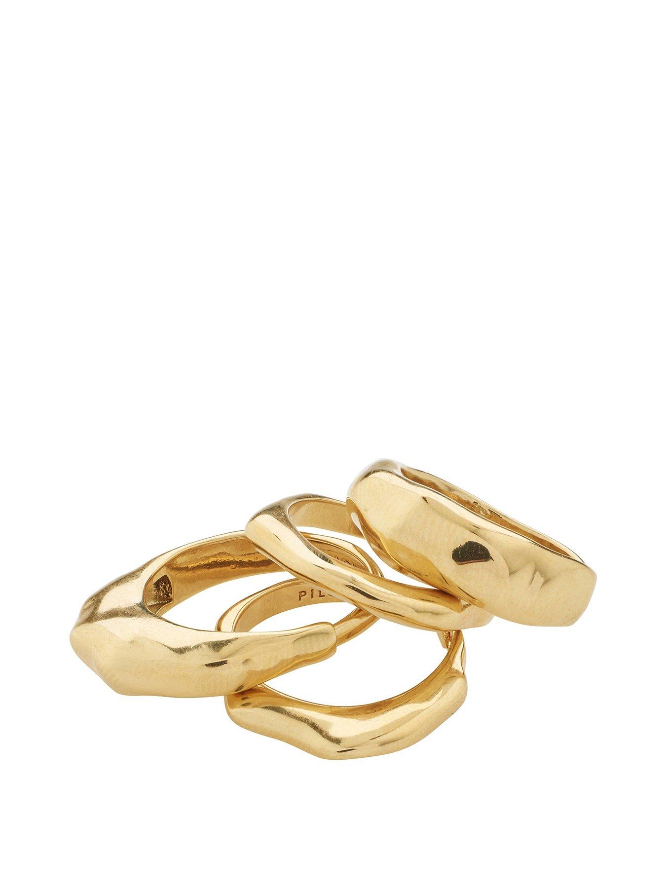 pilgrim-asher-rings-4-in-1-set-gold-plated