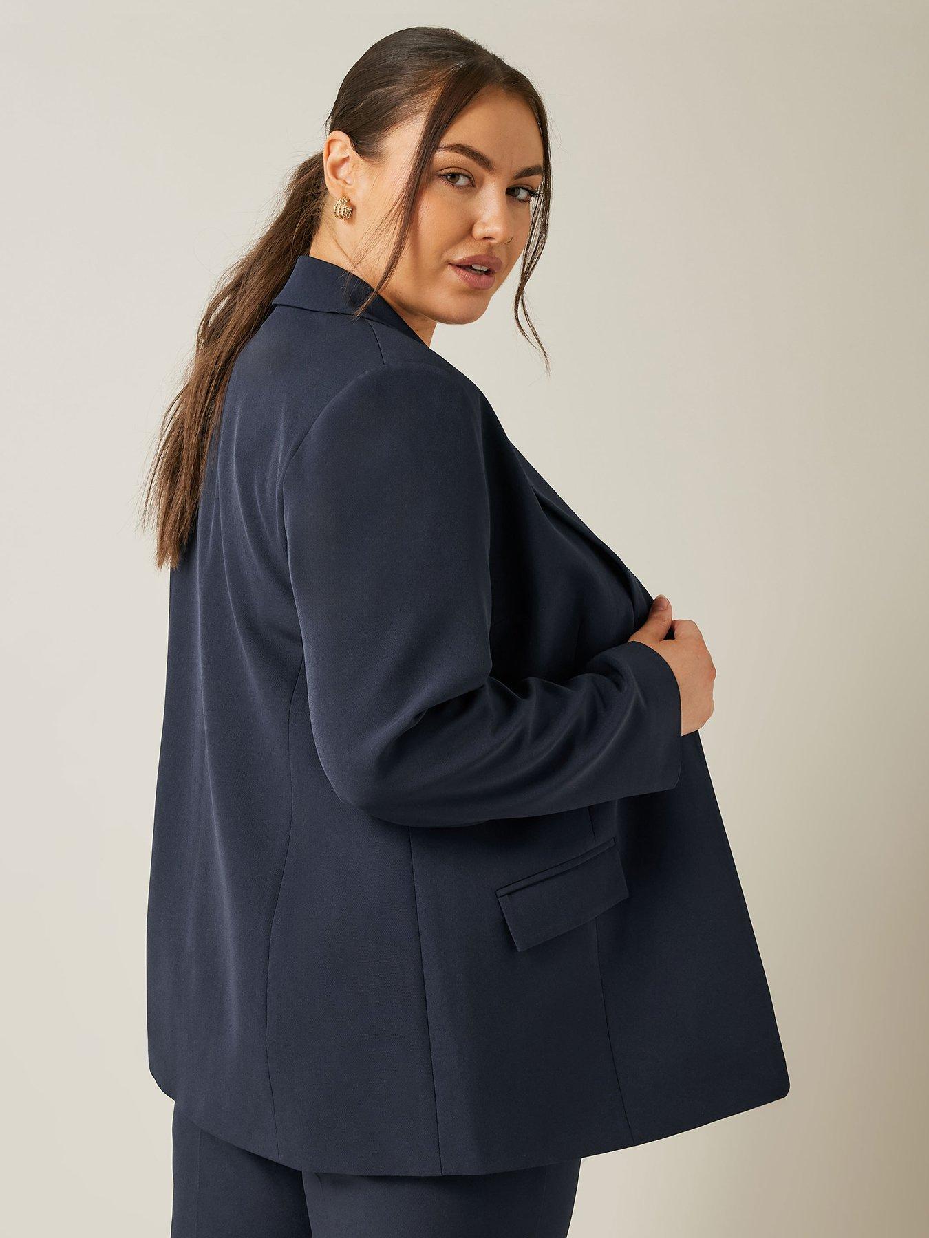 Image 2 of 5 of Evans Edge To Edge Blazer - Blue