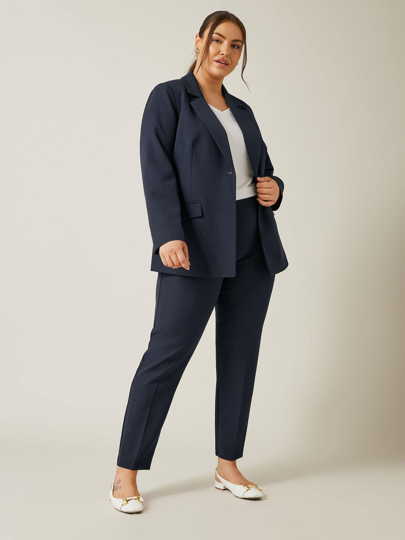 Image 3 of 5 of Evans Edge To Edge Blazer - Blue
