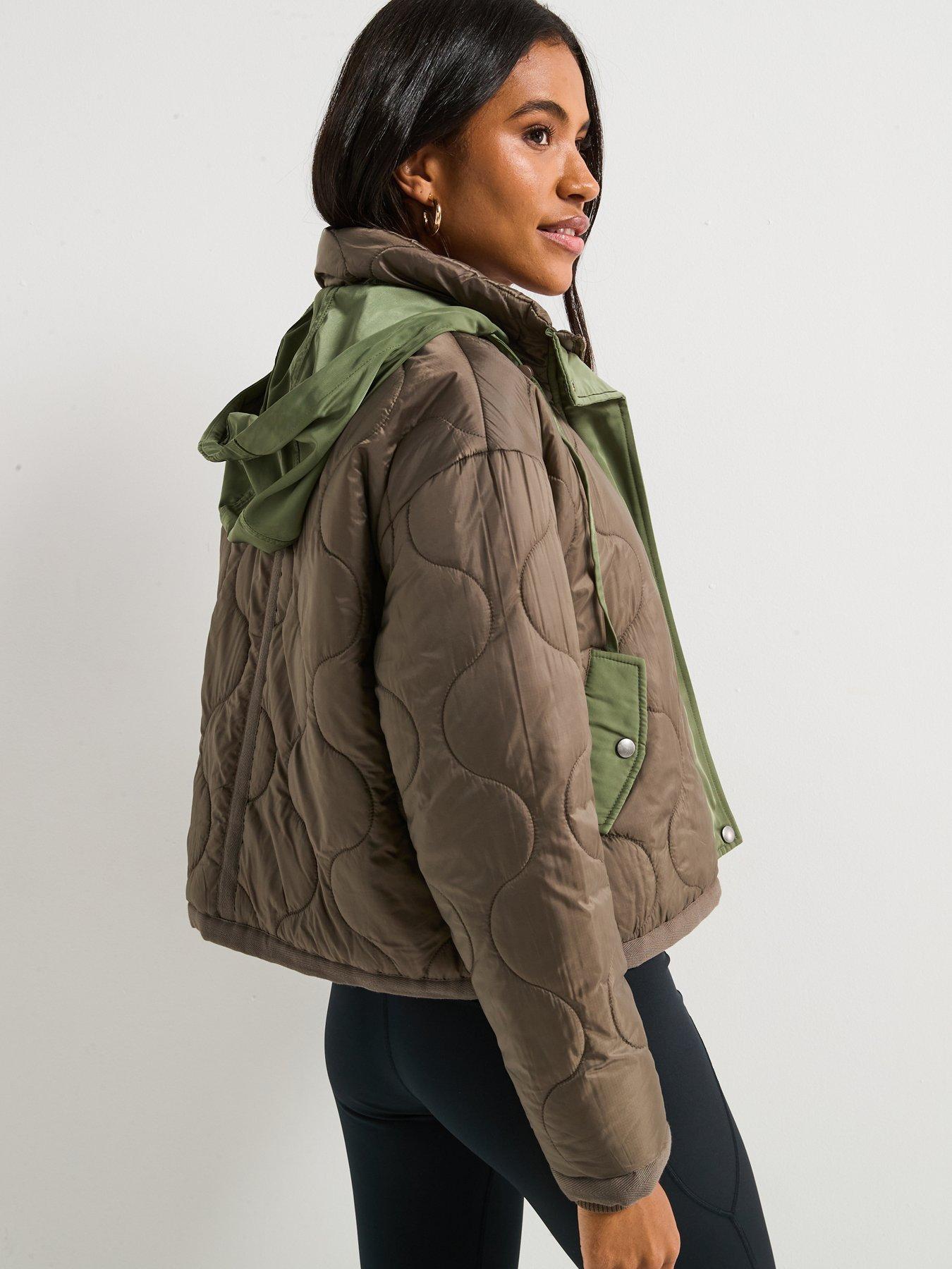 v-by-very-short-quilted-jacket-with-contrast-details-khakistillFront