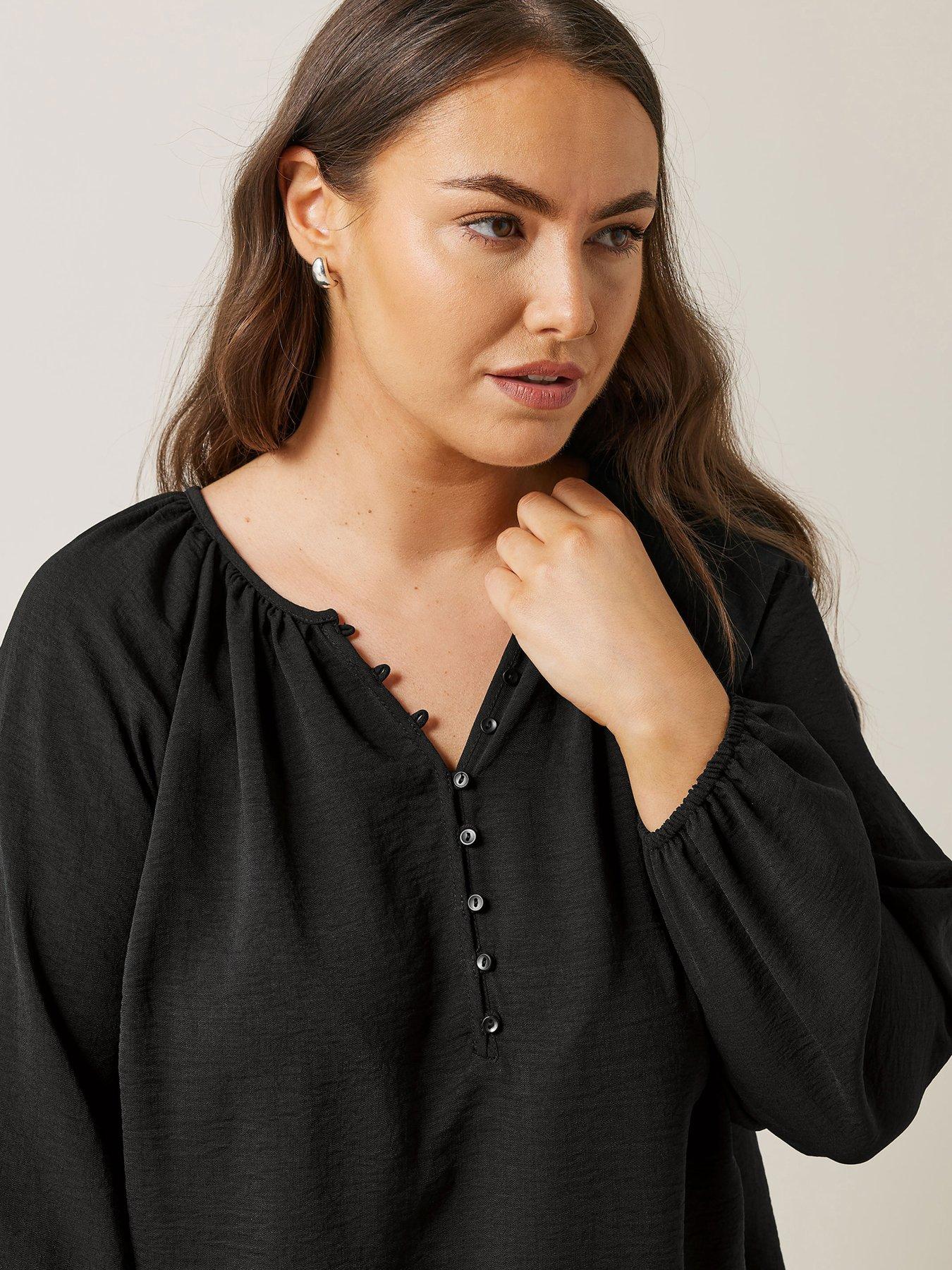 evans-long-sleeve-gypsy-blouse-blackoutfit