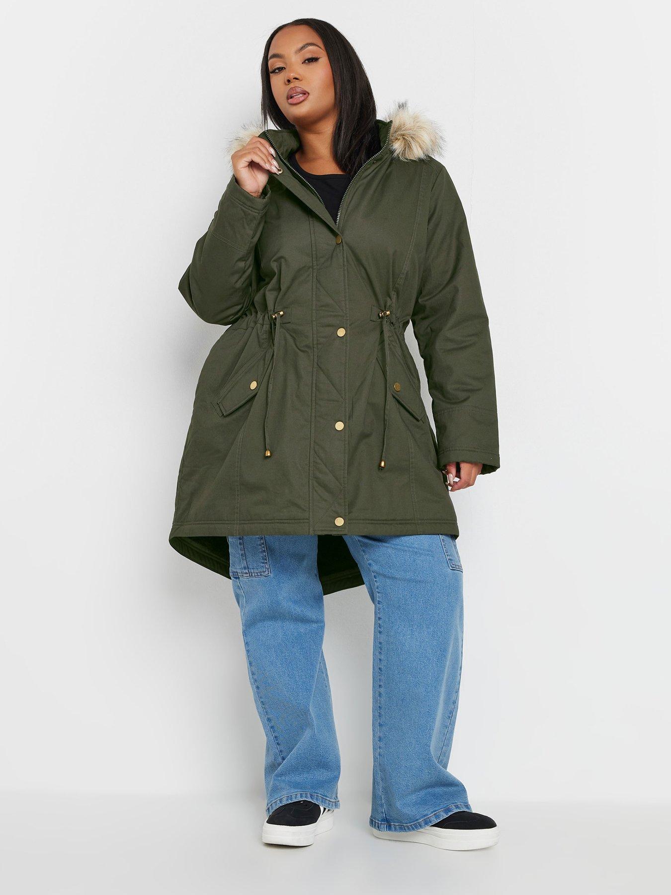 yours-curve-fur-trim-parka