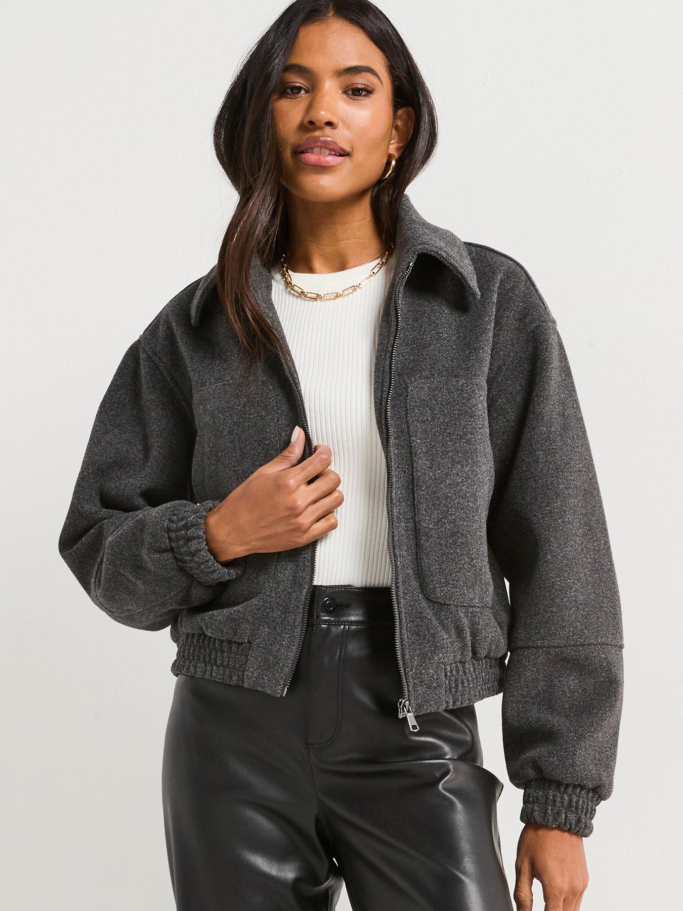 v-by-very-faux-wool-zip-through-bomber-jacket-grey