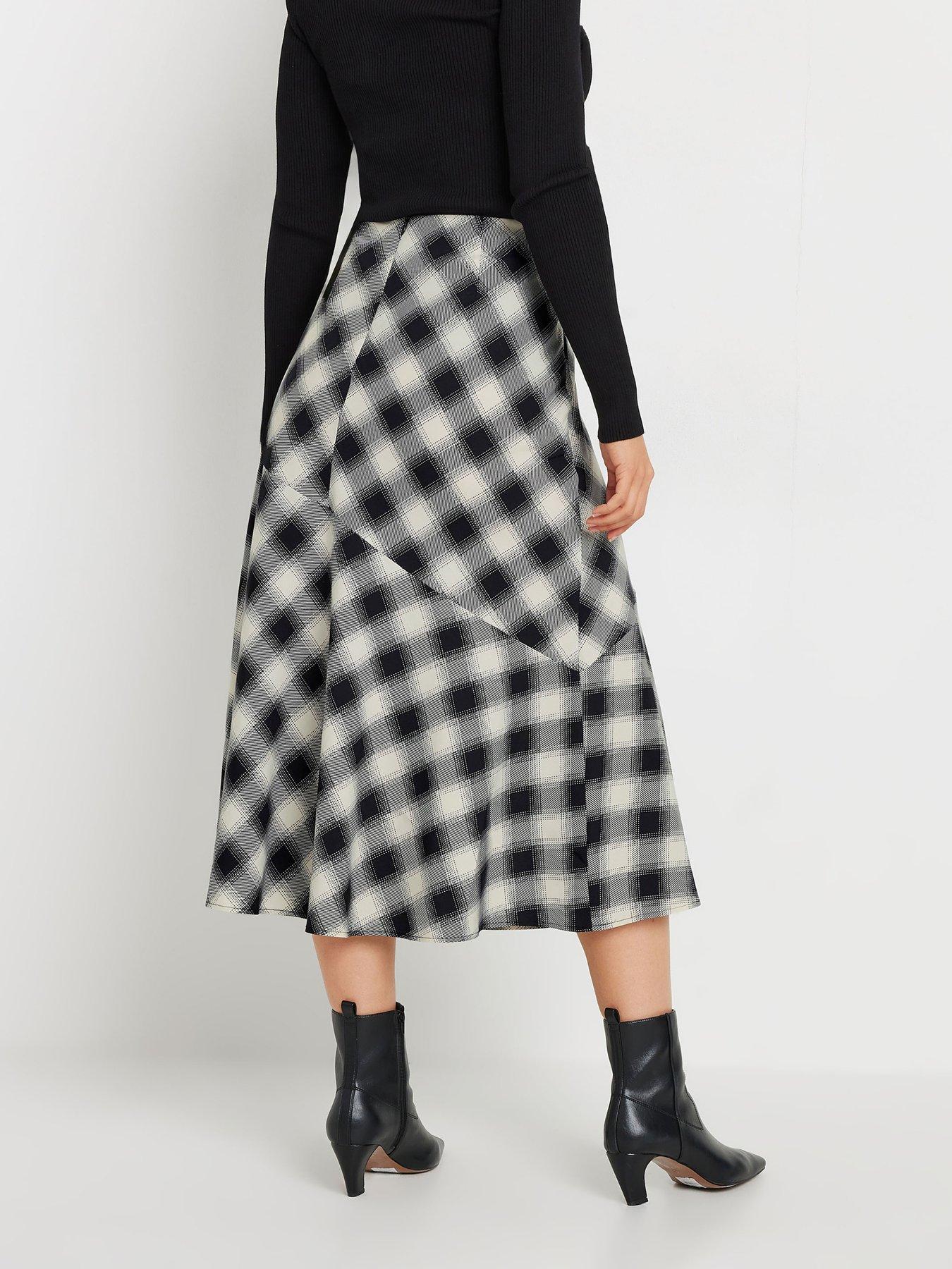 long-tall-sally-tall-check-tiered-maxi-skirt-blackstillFront