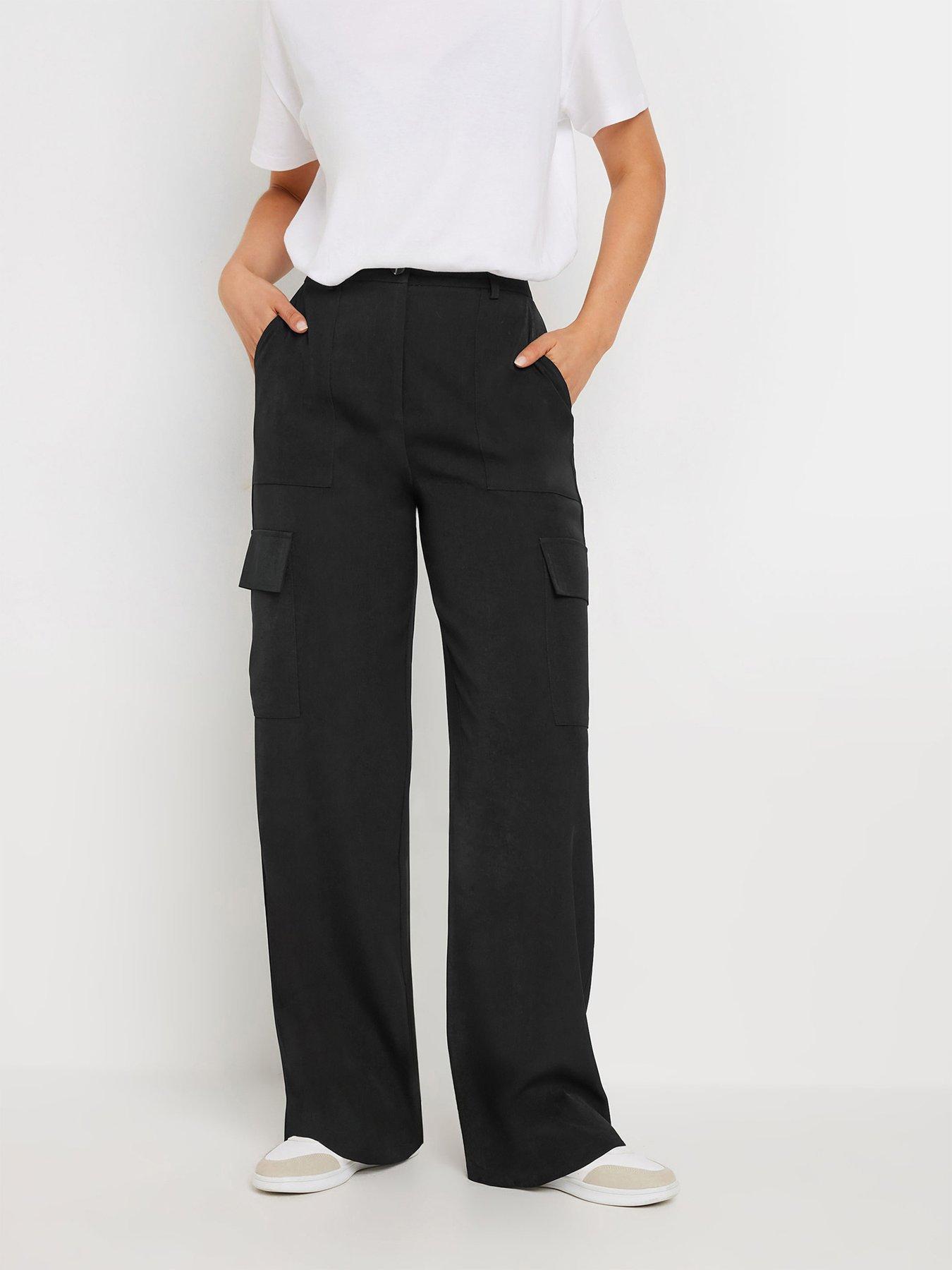 long-tall-sally-tall-tailored-cargo-trousers-34-black