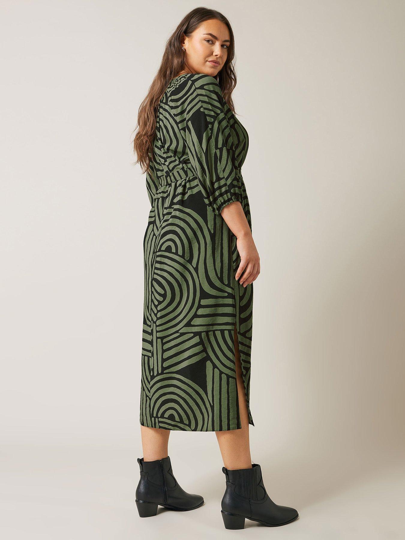 evans-abstract-swirl-print-midi-dressstillFront