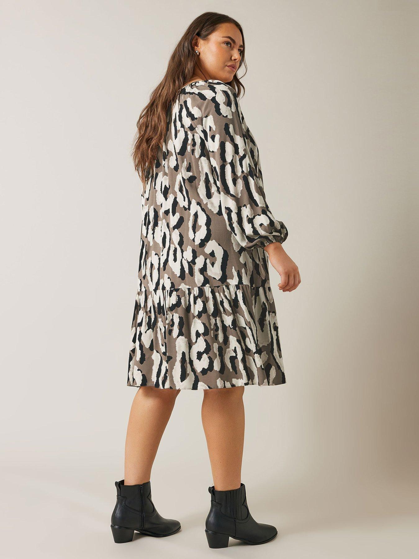 evans-abstract-animal-print-mini-dressstillFront