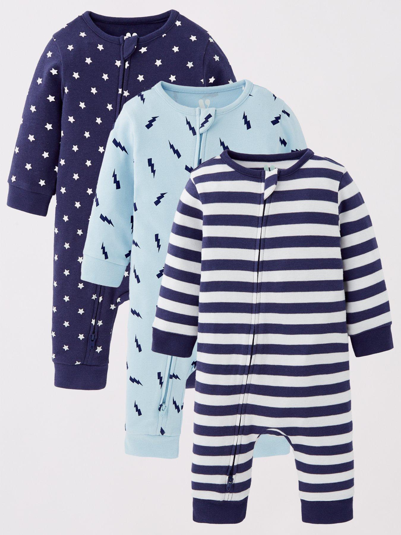 mini-v-by-very-baby-boys-3-pack-zip-through-sleepsuits