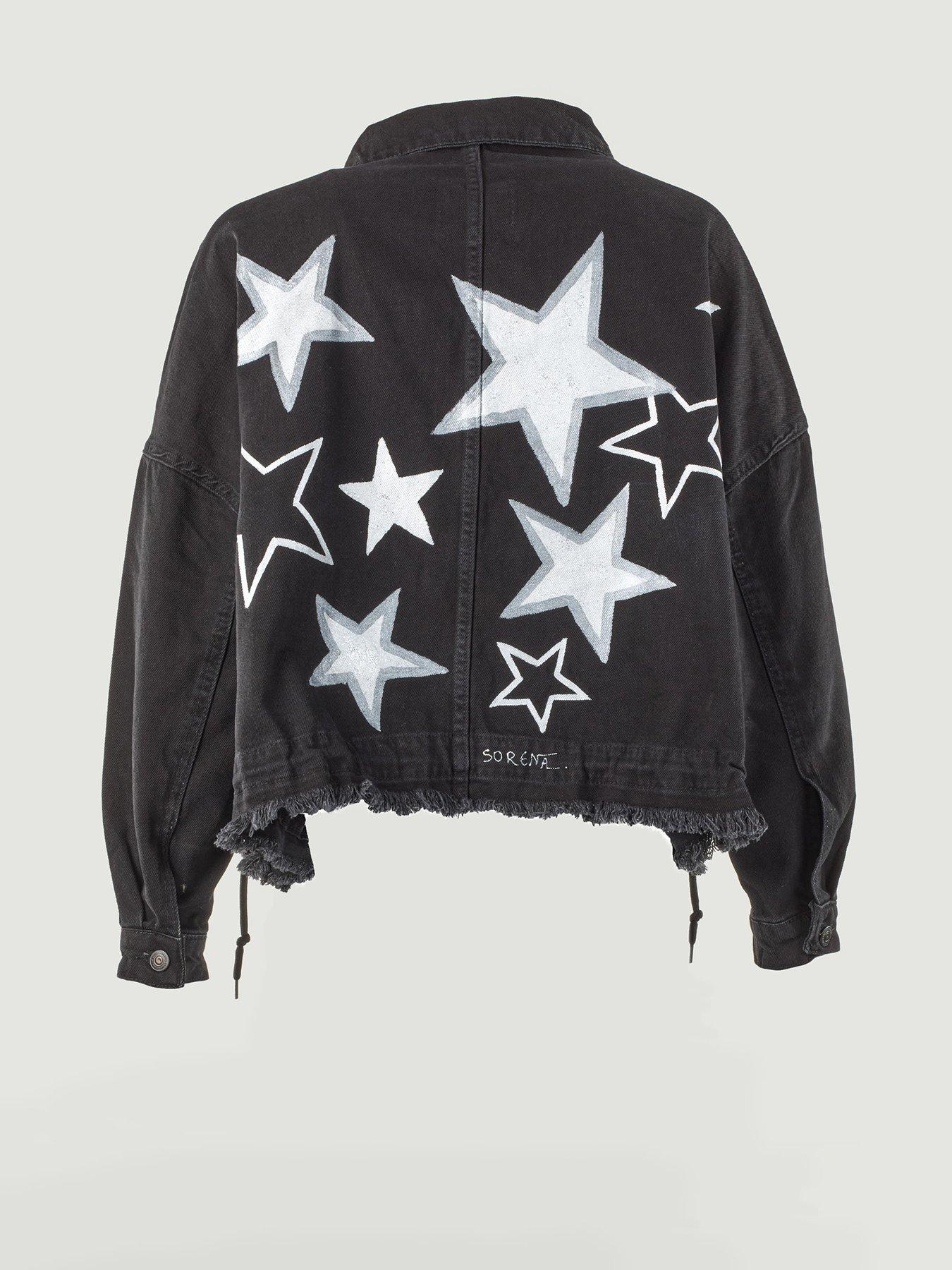 Sorena Denim Star Jacket - Black