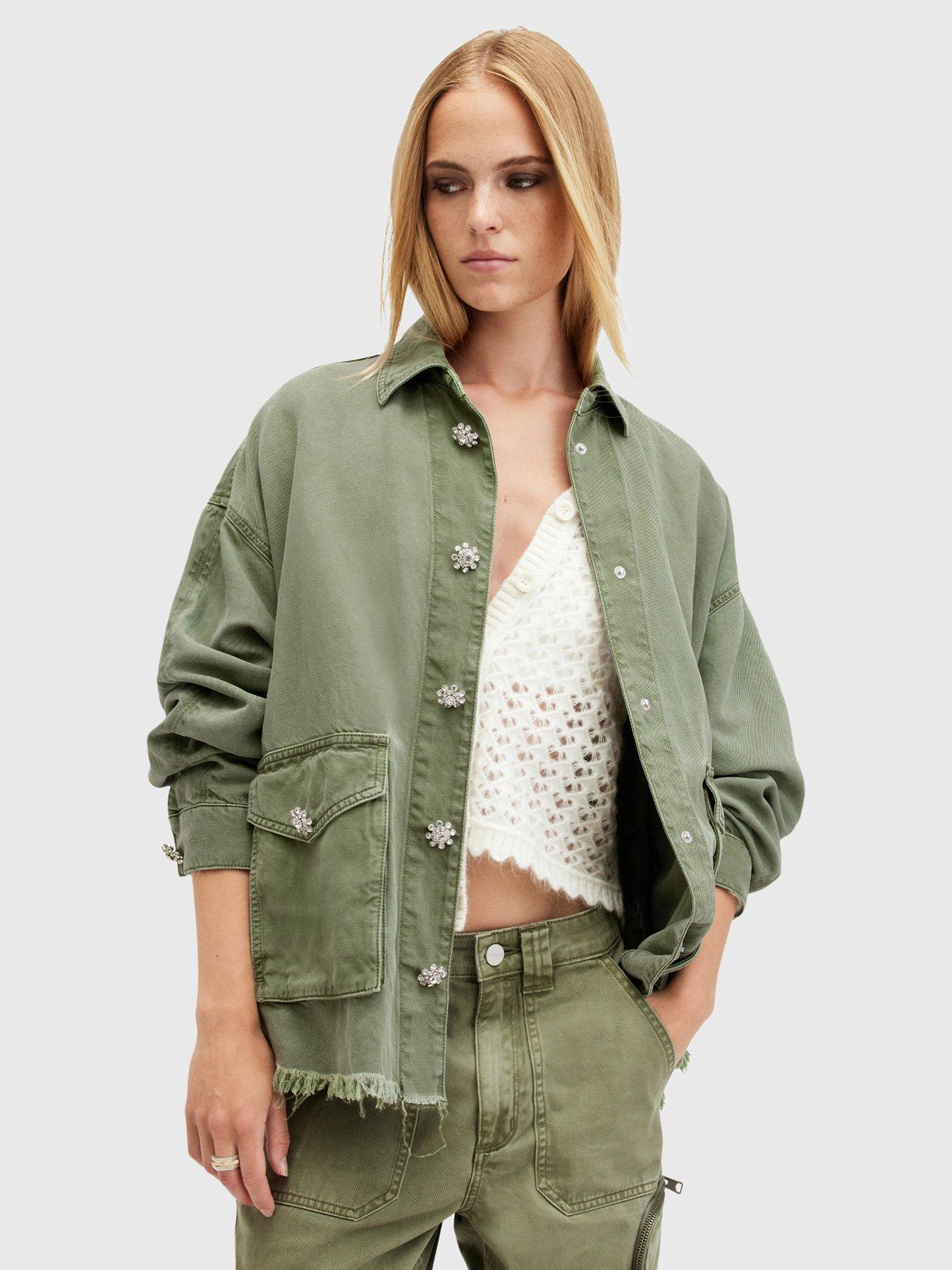 allsaints-hettie-emb-shacket-green