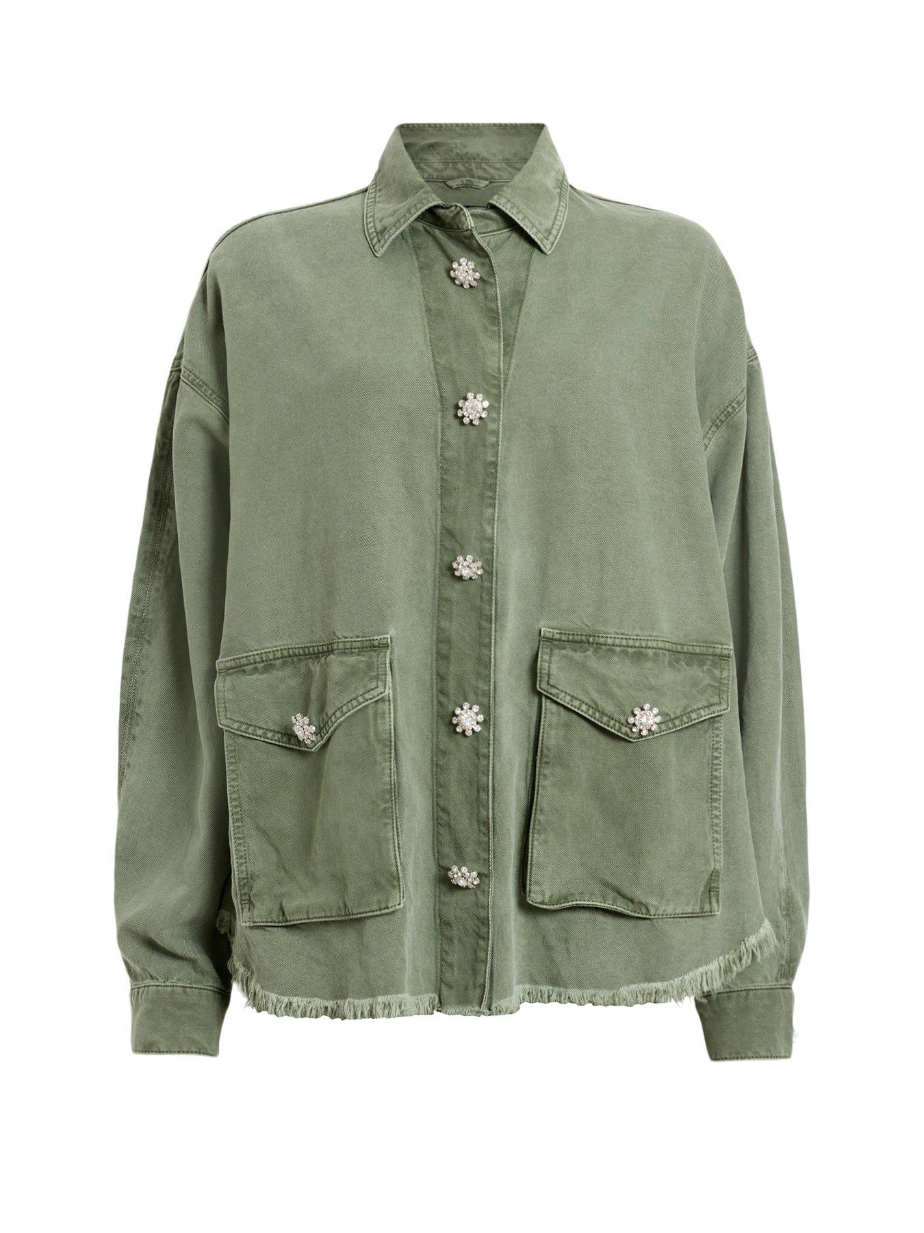 allsaints-hettie-emb-shacket-greendetail