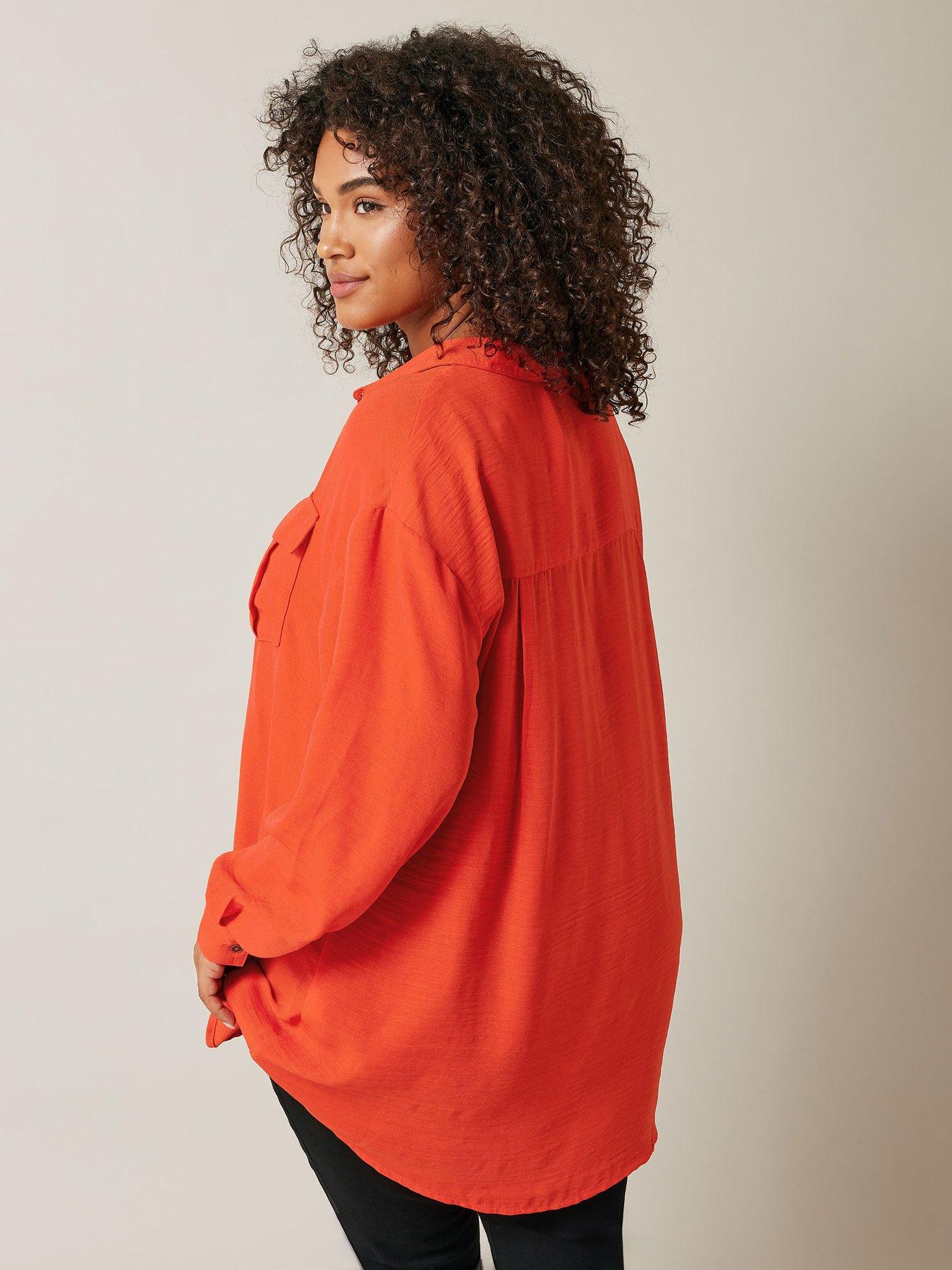 Image 2 of 4 of Evans Utility Shirt - Orange