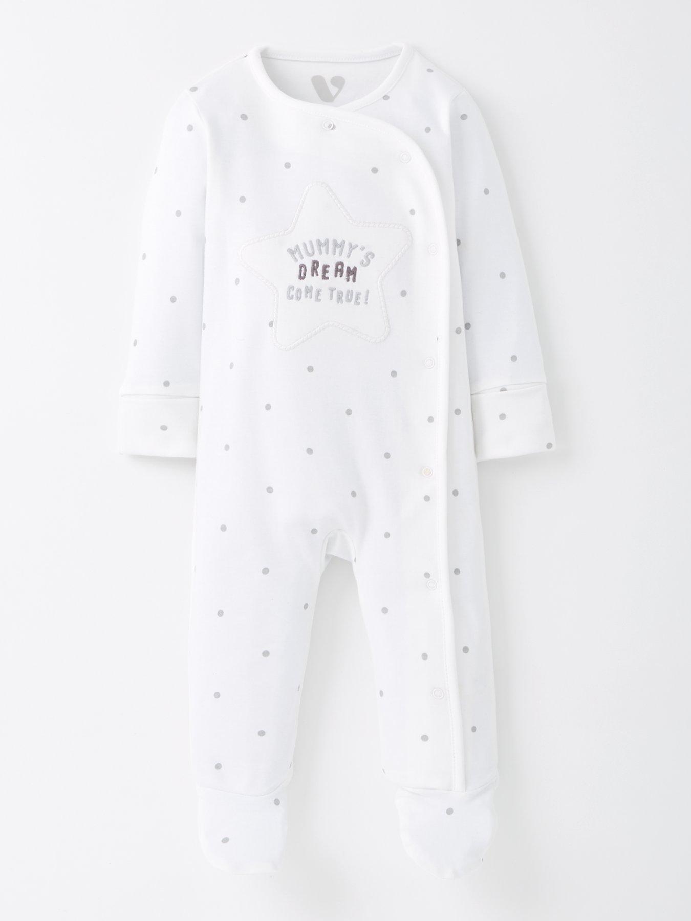 mini-v-by-very-baby-unisex-mummys-dream-came-true-sleepsuit-white