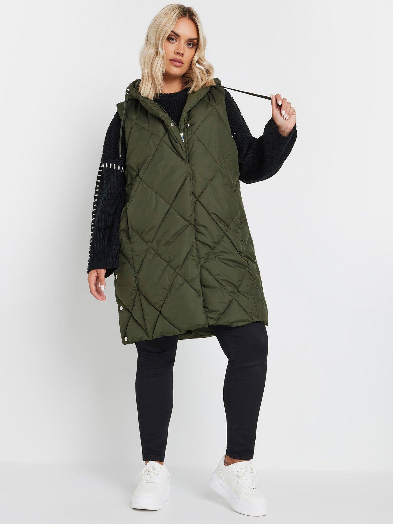 yours-curve-midi-padded-gilet-greenback