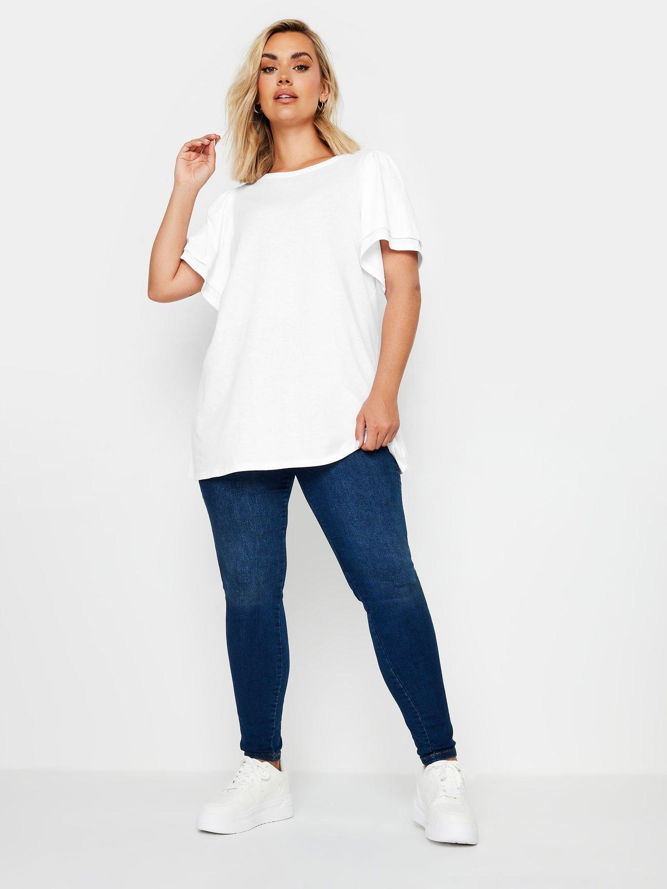 yours-curve-double-frill-angel-sleeve-top-whiteback