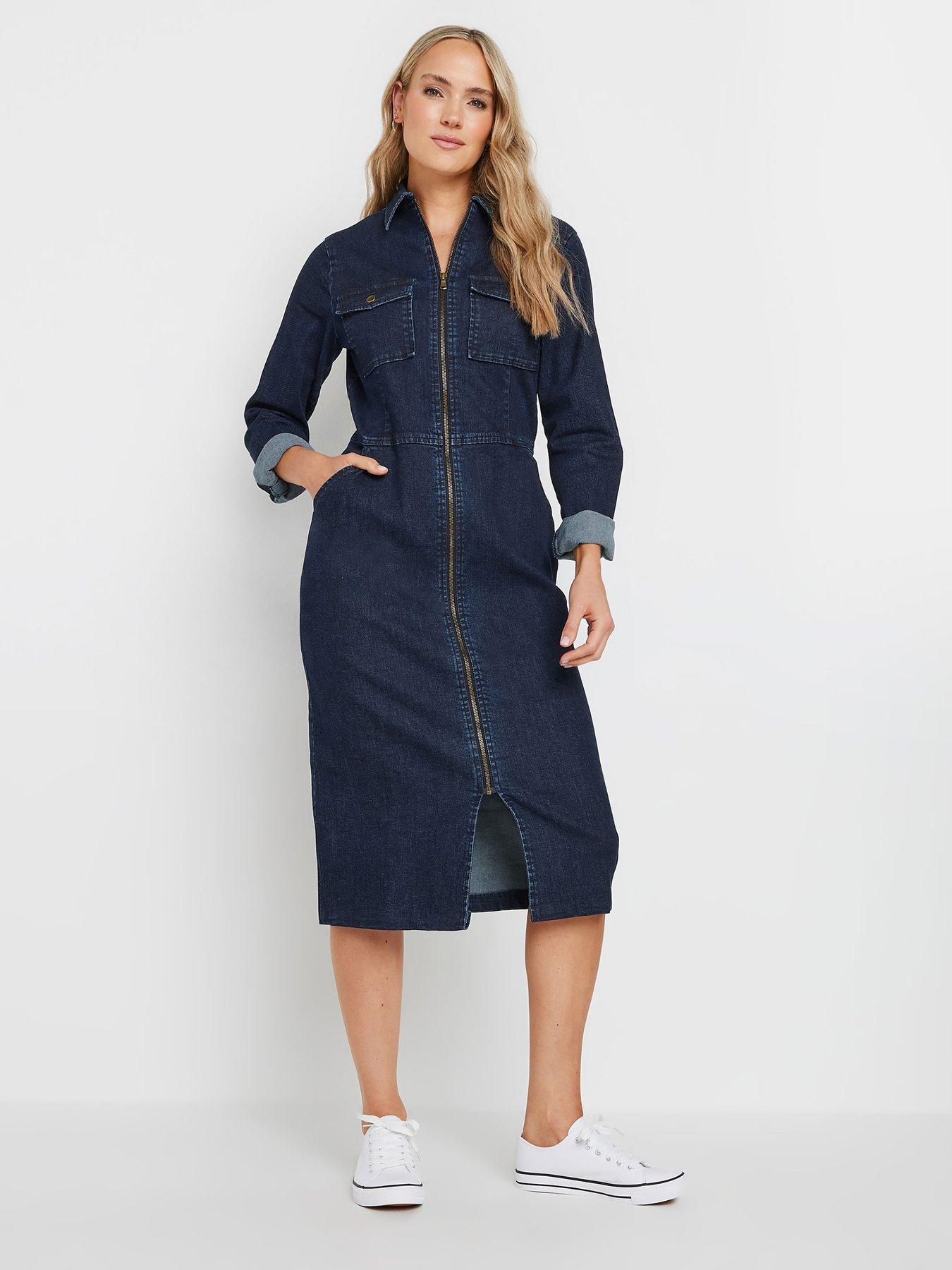 long-tall-sally-zip-through-dress-blue