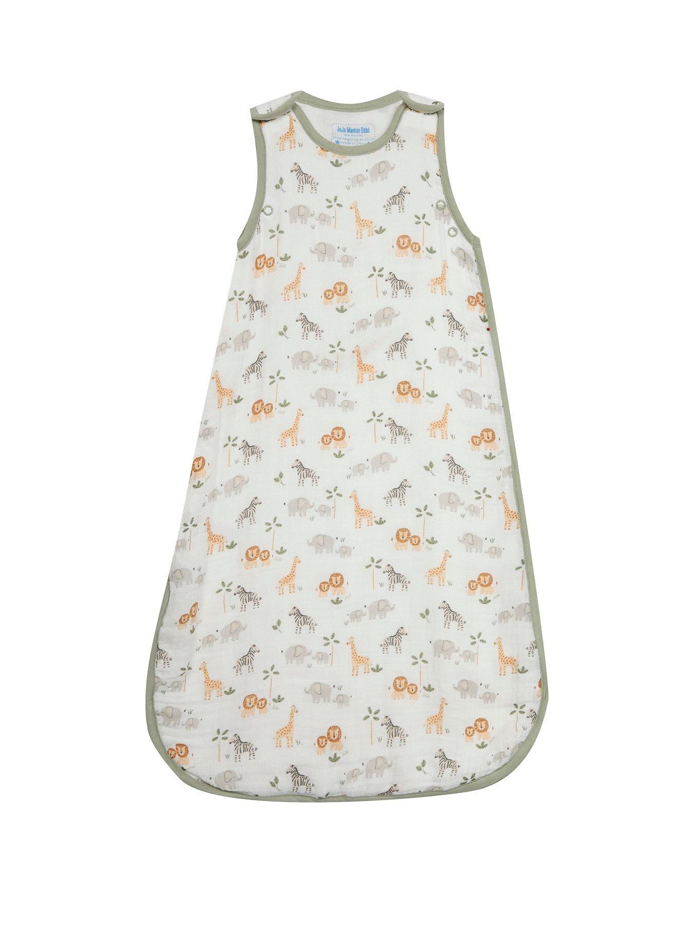 jojo-maman-bebe-safari-print-1-tog-baby-muslin-sleeping-bag-0-6-monthsback