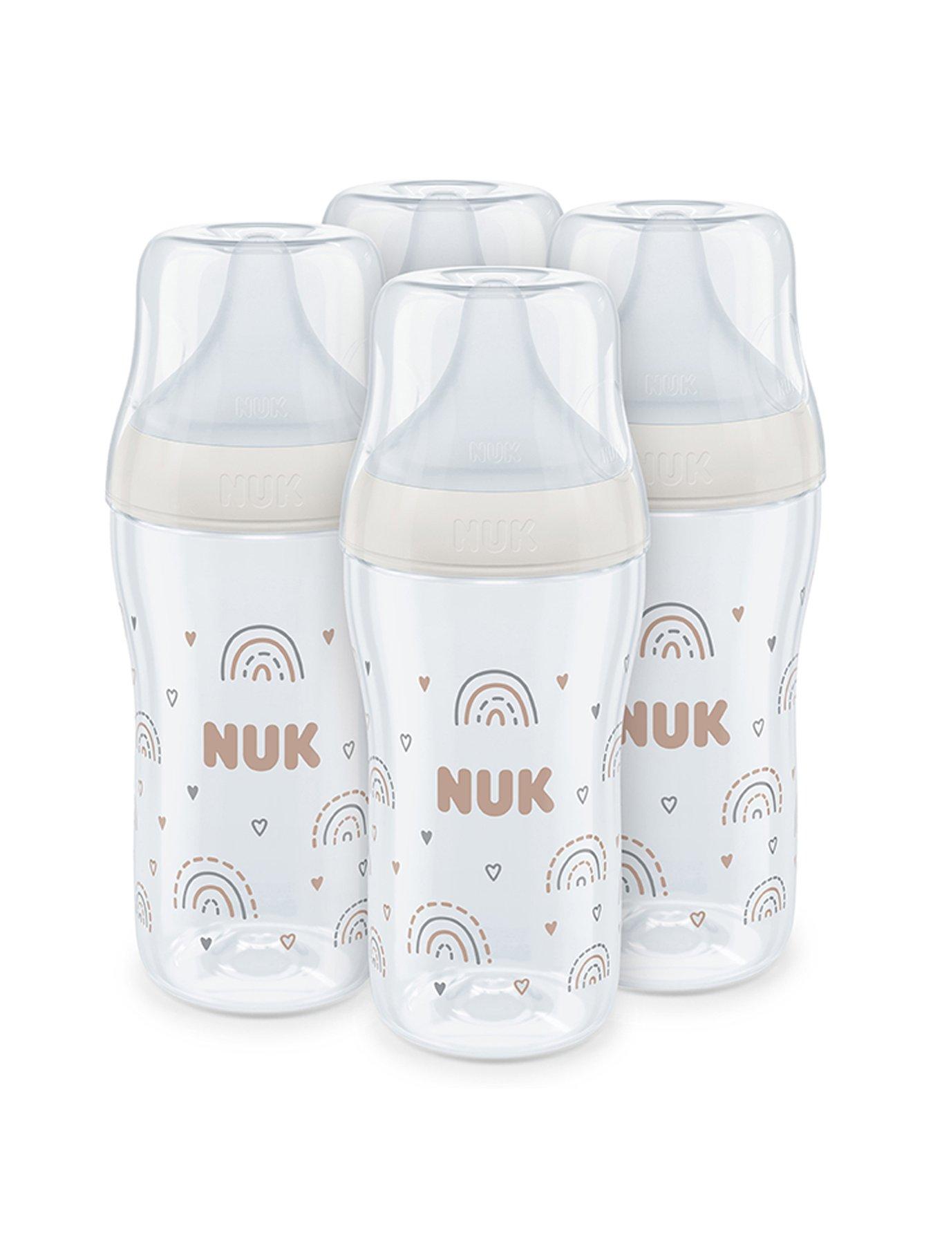 nuk-perfect-match-temperature-control-bottle-x4-260ml--rainbow-design-multi